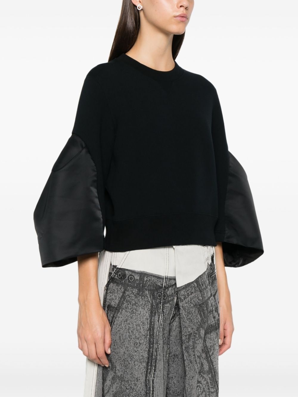 panelled sweatshirt - 3