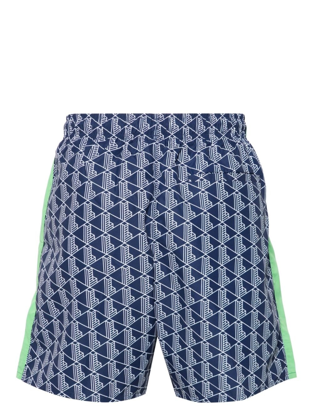 monogram-print drawstring swim shorts - 2