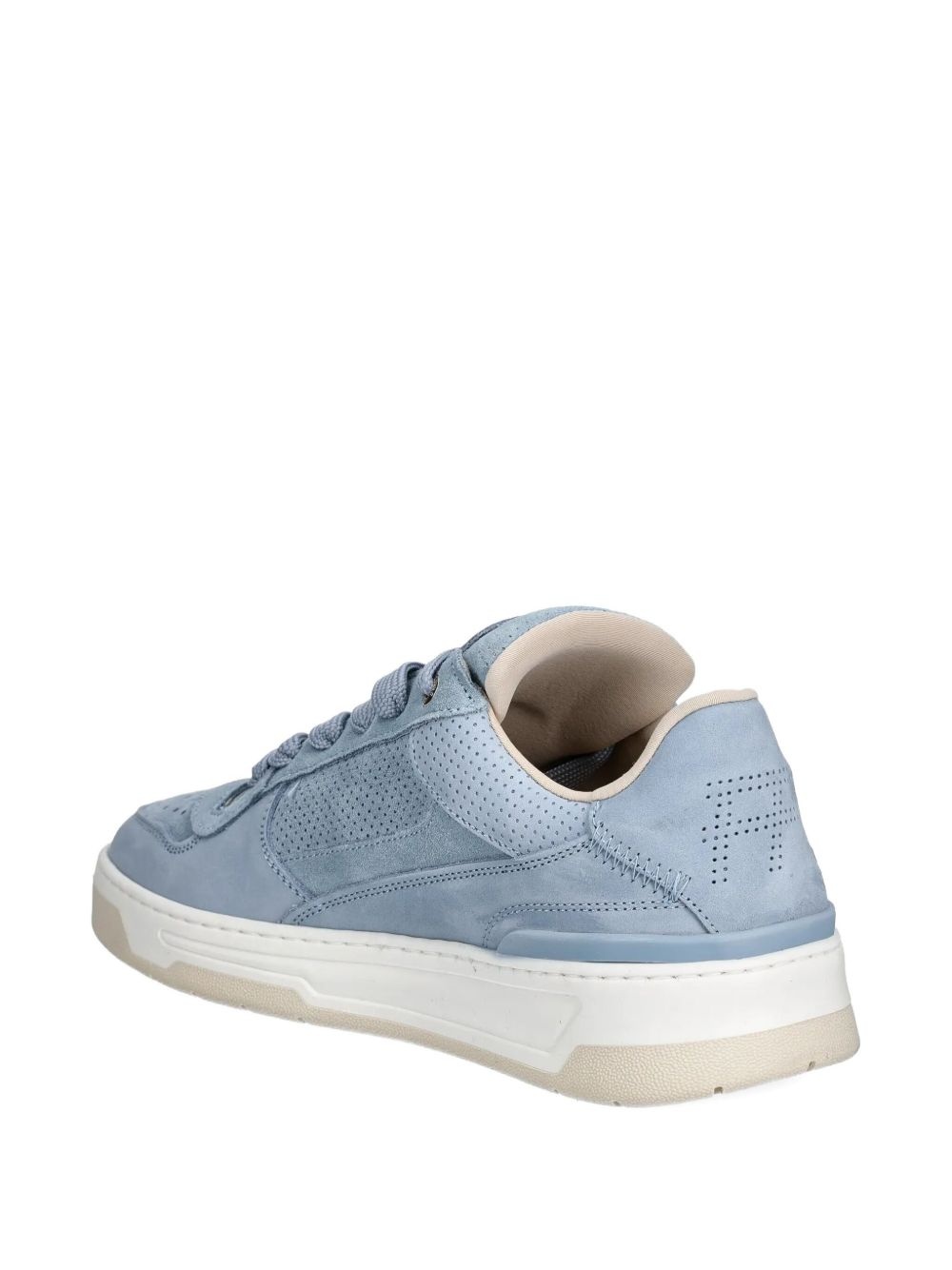 suede-panelled sneakers - 3