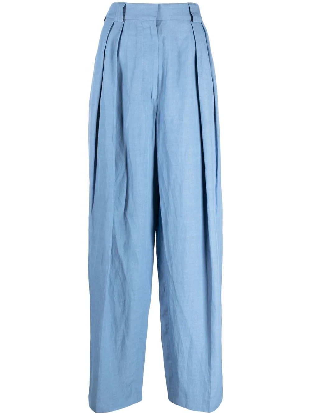 high-waist tailored trousers - 1