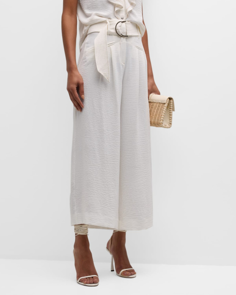 RAMY BROOK Marguerite Belted Cropped Pants outlook