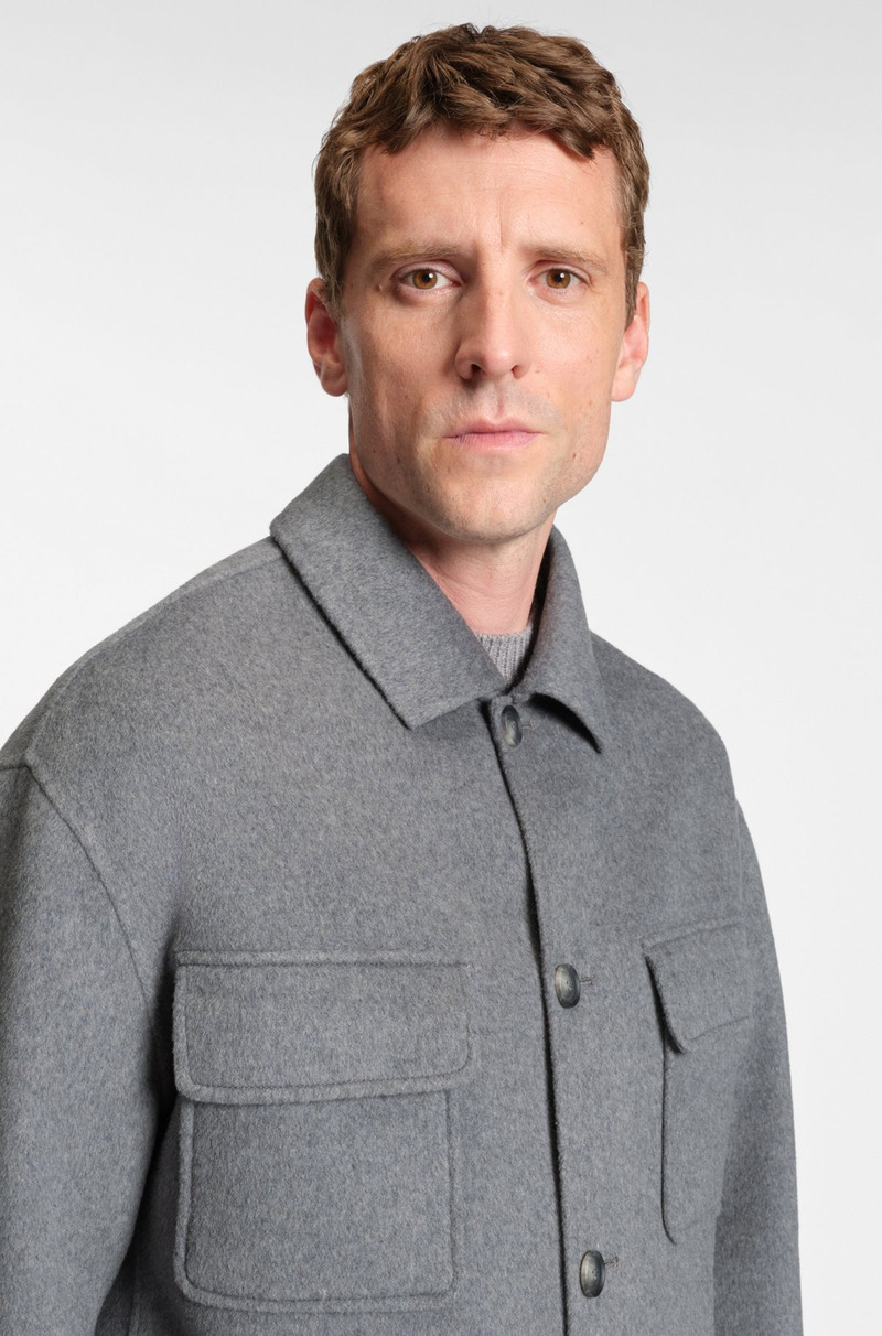 MELANGE RELAXED-FIT JACKET IN A WOOL BLEND 5
