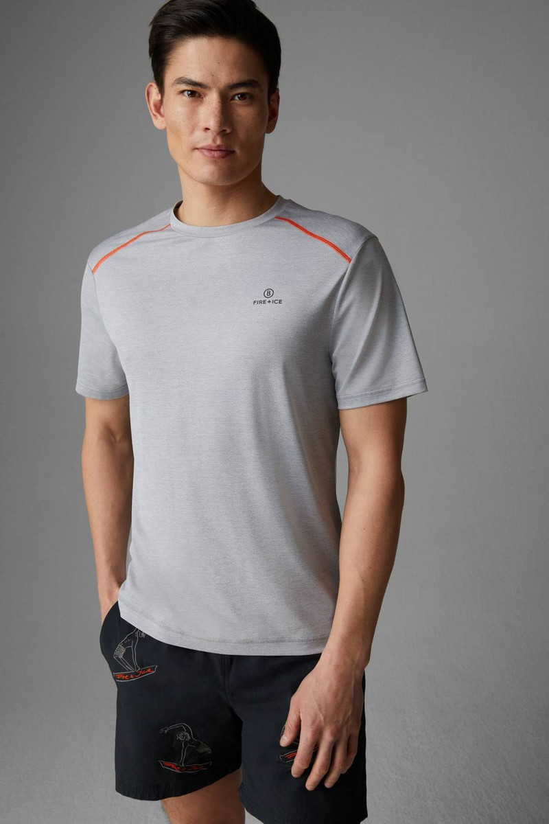 ASHTON FUNCTIONAL T-SHIRT IN LIGHT GRAY 2