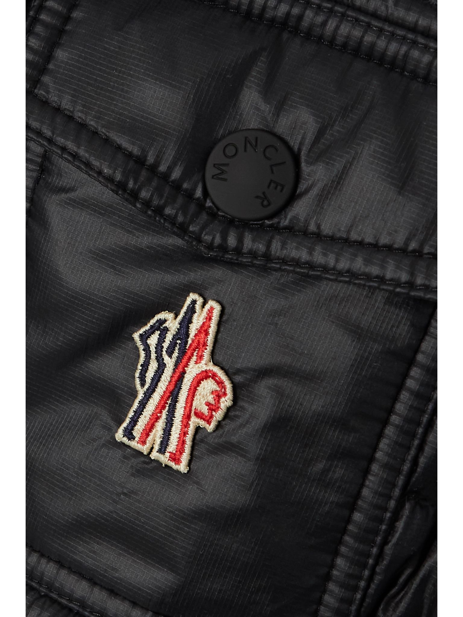 Gumiane quilted shell down vest Black - 5