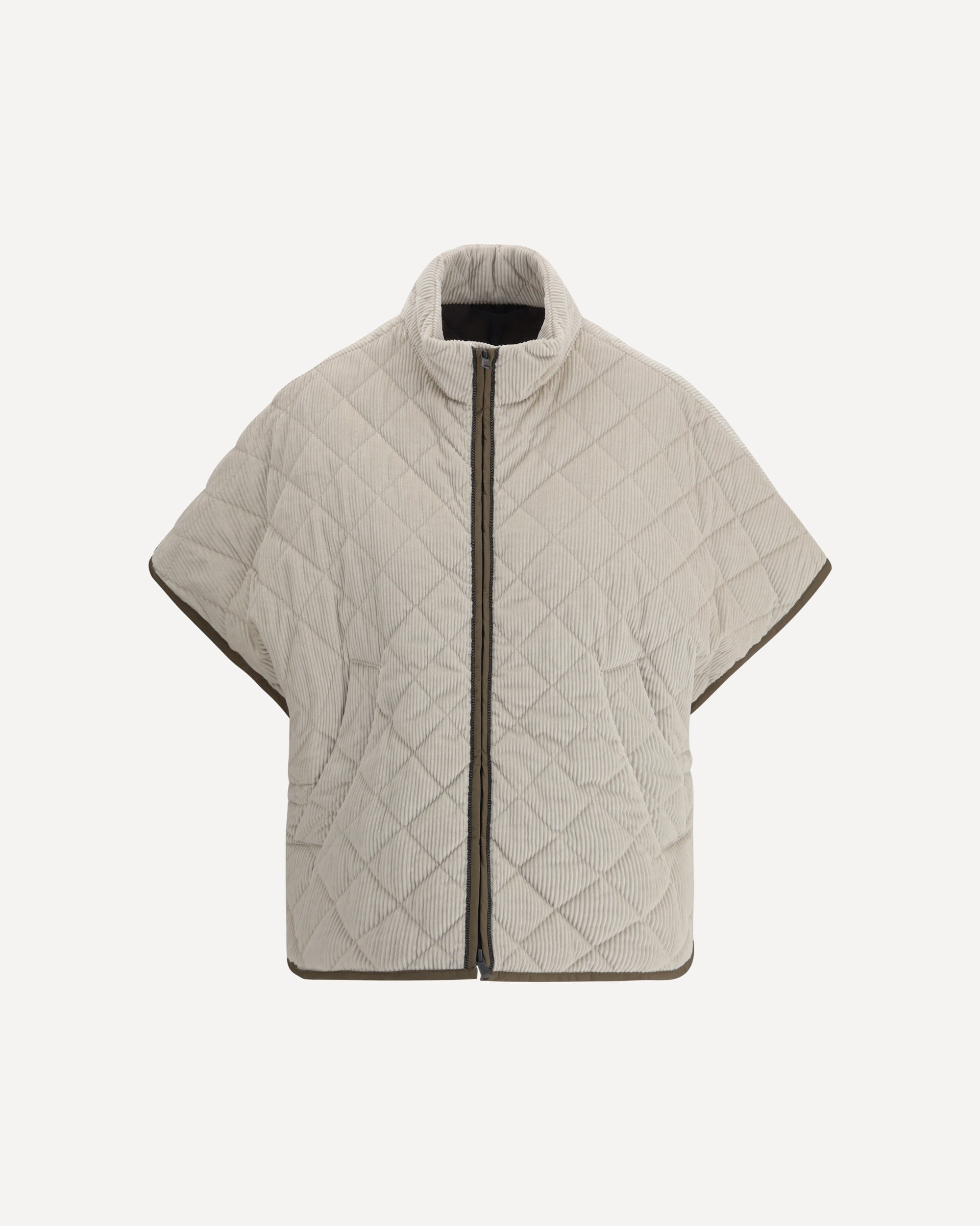 Corduroy quilted Jacket - 1
