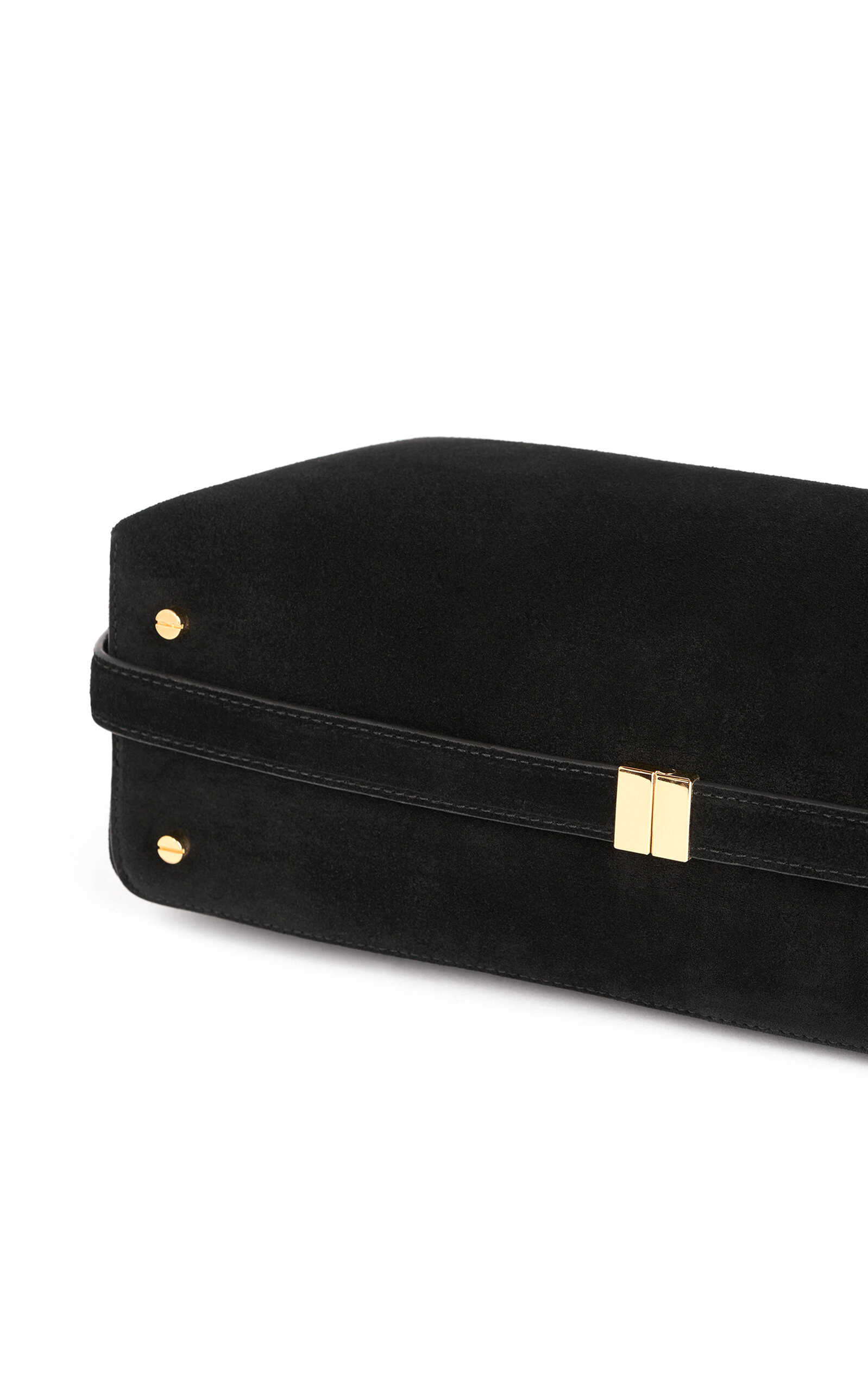 Suede Clutch black - 5