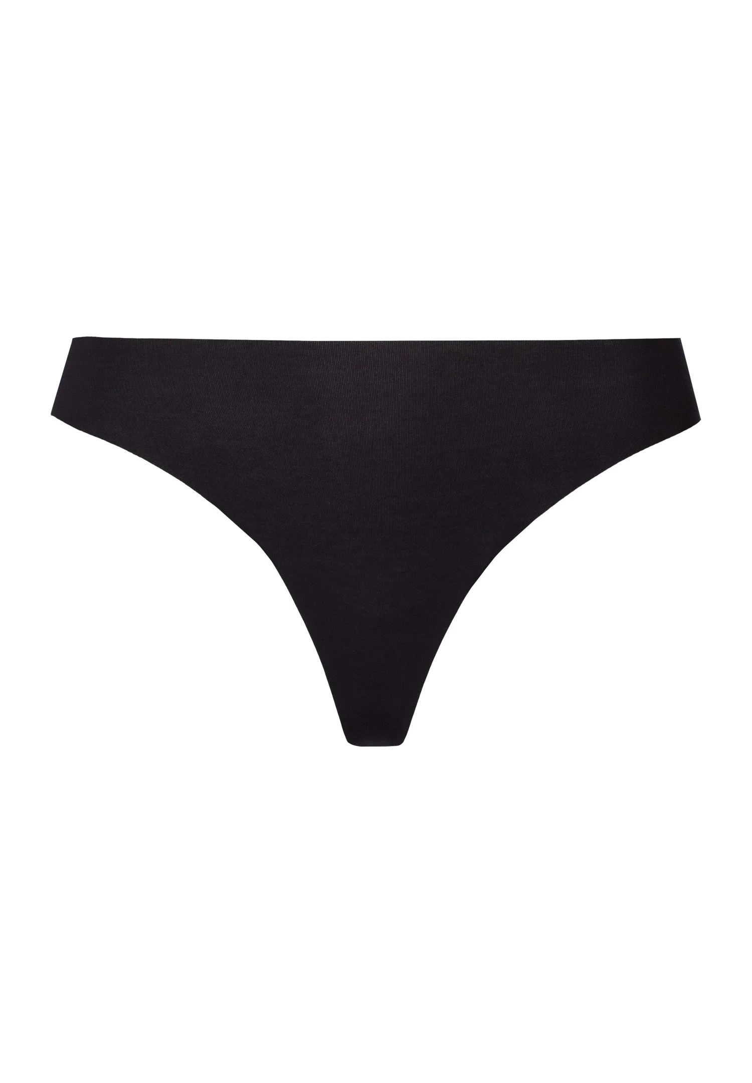 Invisible Cotton Cotton Blend Thong - 1