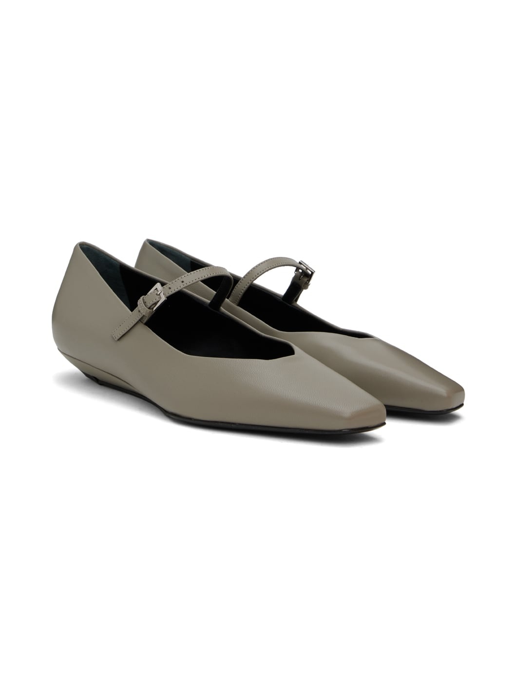 Taupe Micheline Ballerina Flats - 4