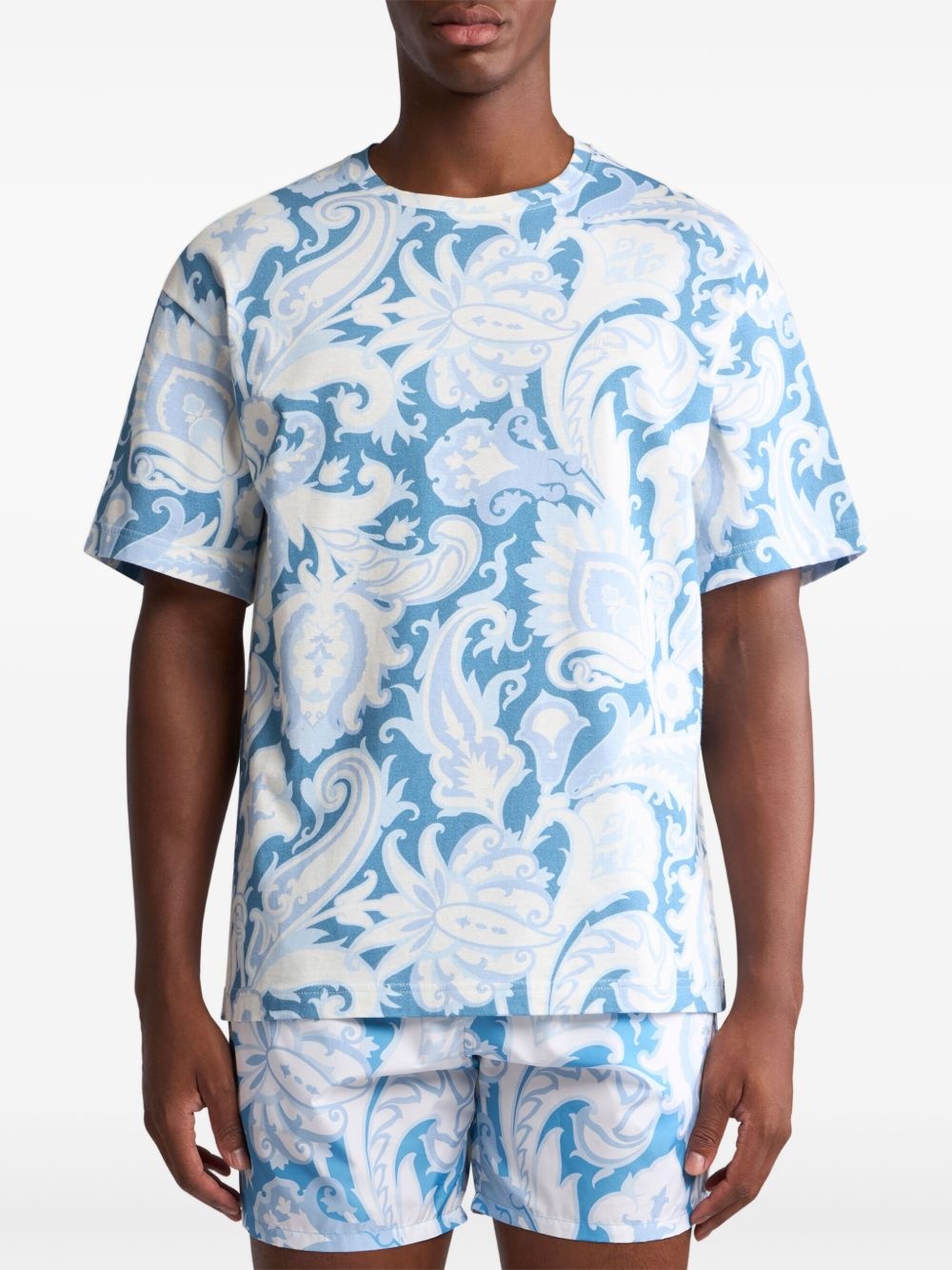 floral-print T-shirt - 3