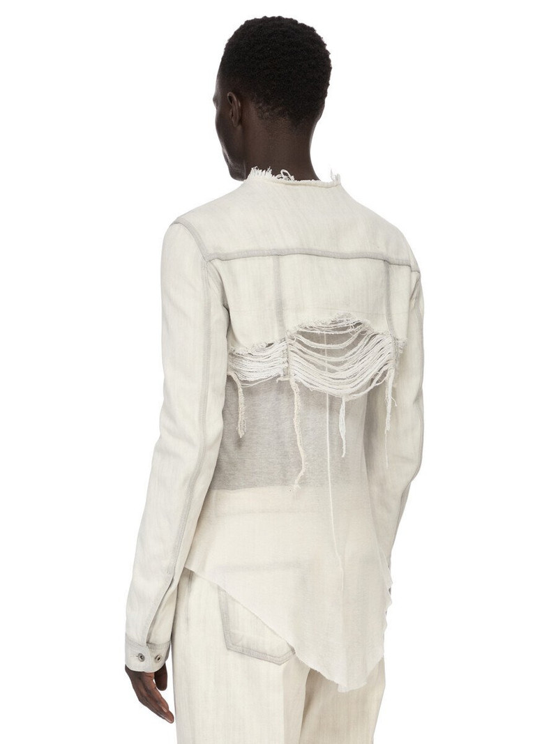 Temple Microworker distressed-effect jacket 3