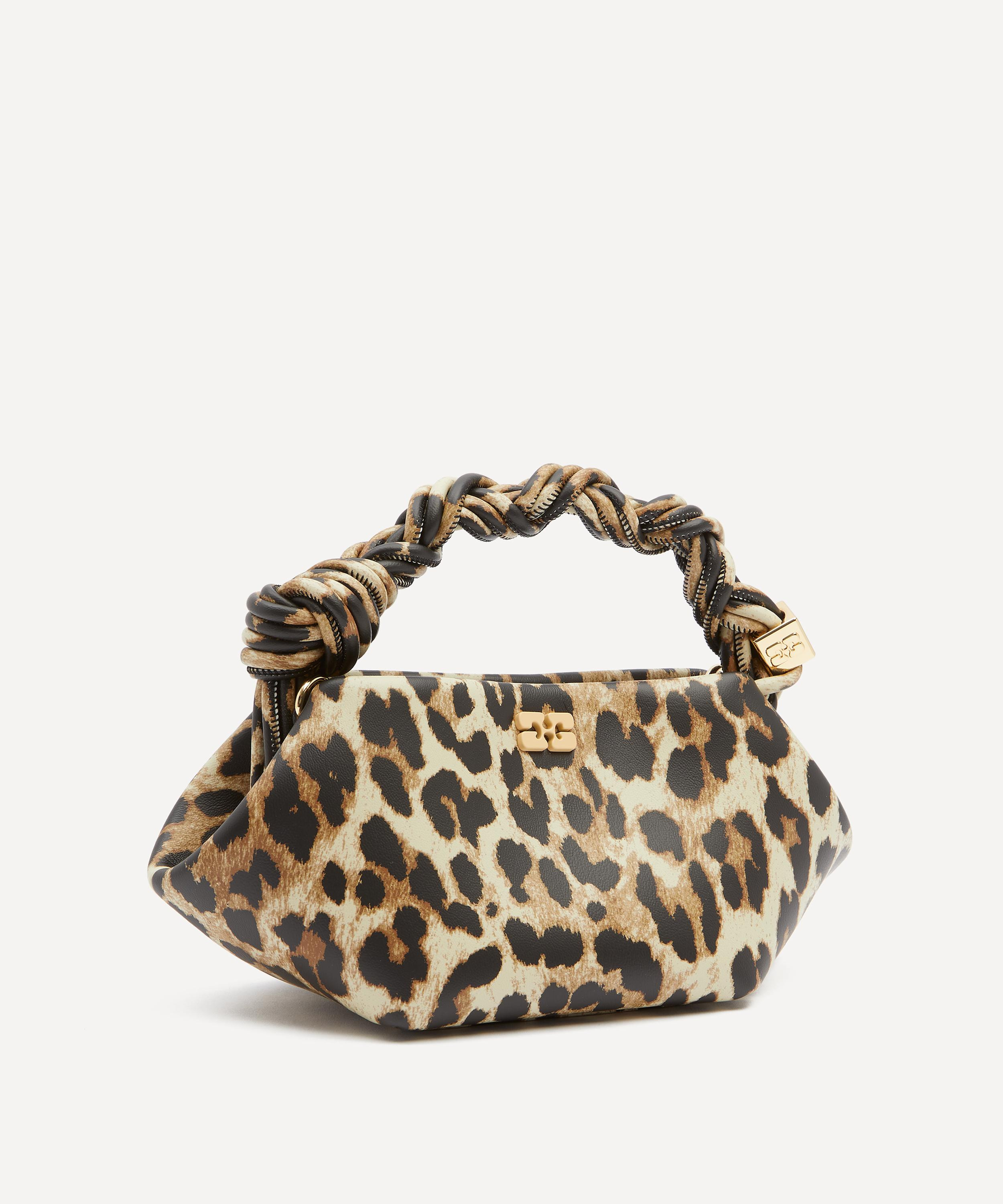 Leopard Mini Bou Top Handle Bag - 3