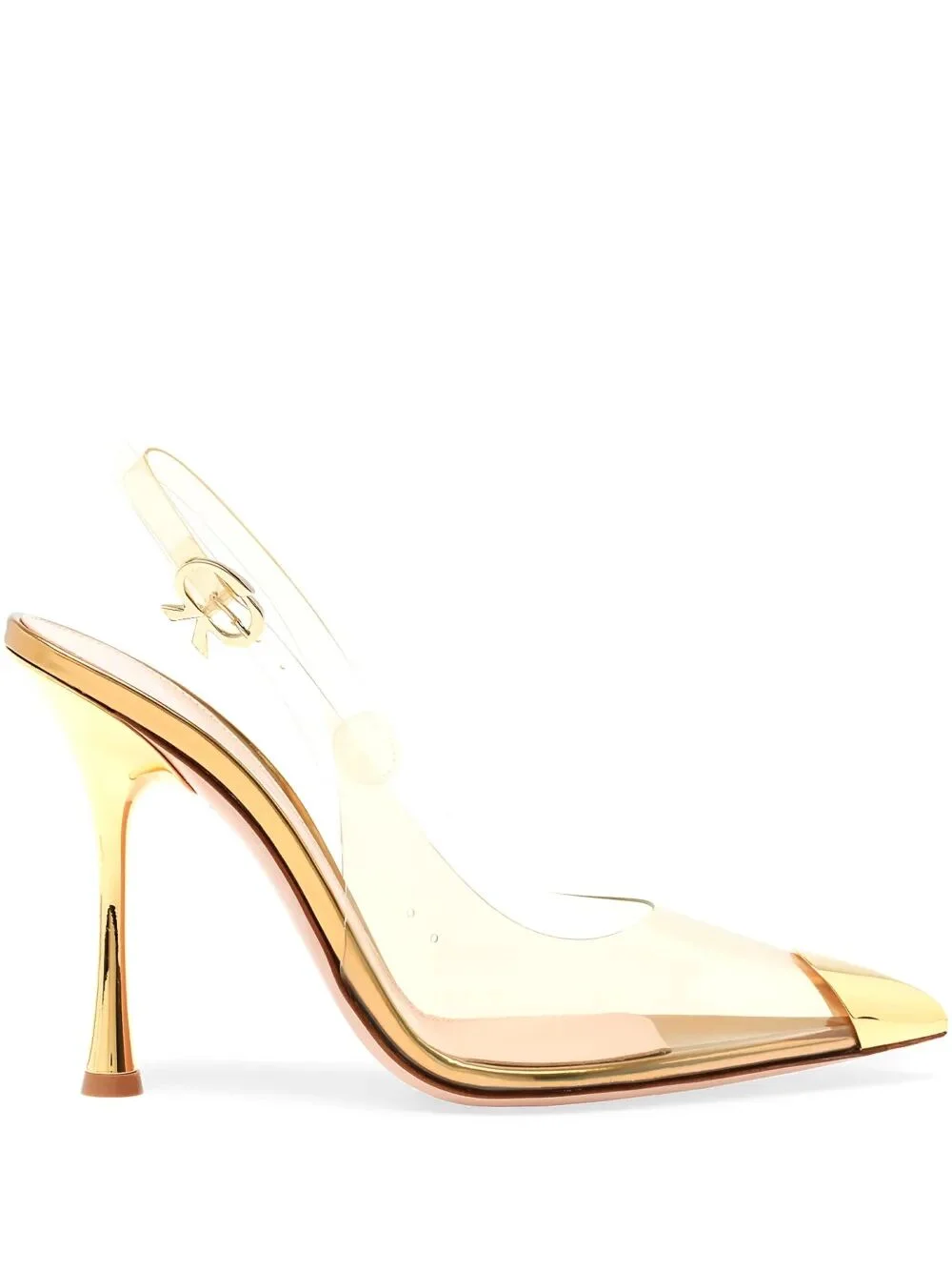 Gianvito Rossi Women "Diana" Glass And Metal High Heel Pump - 1