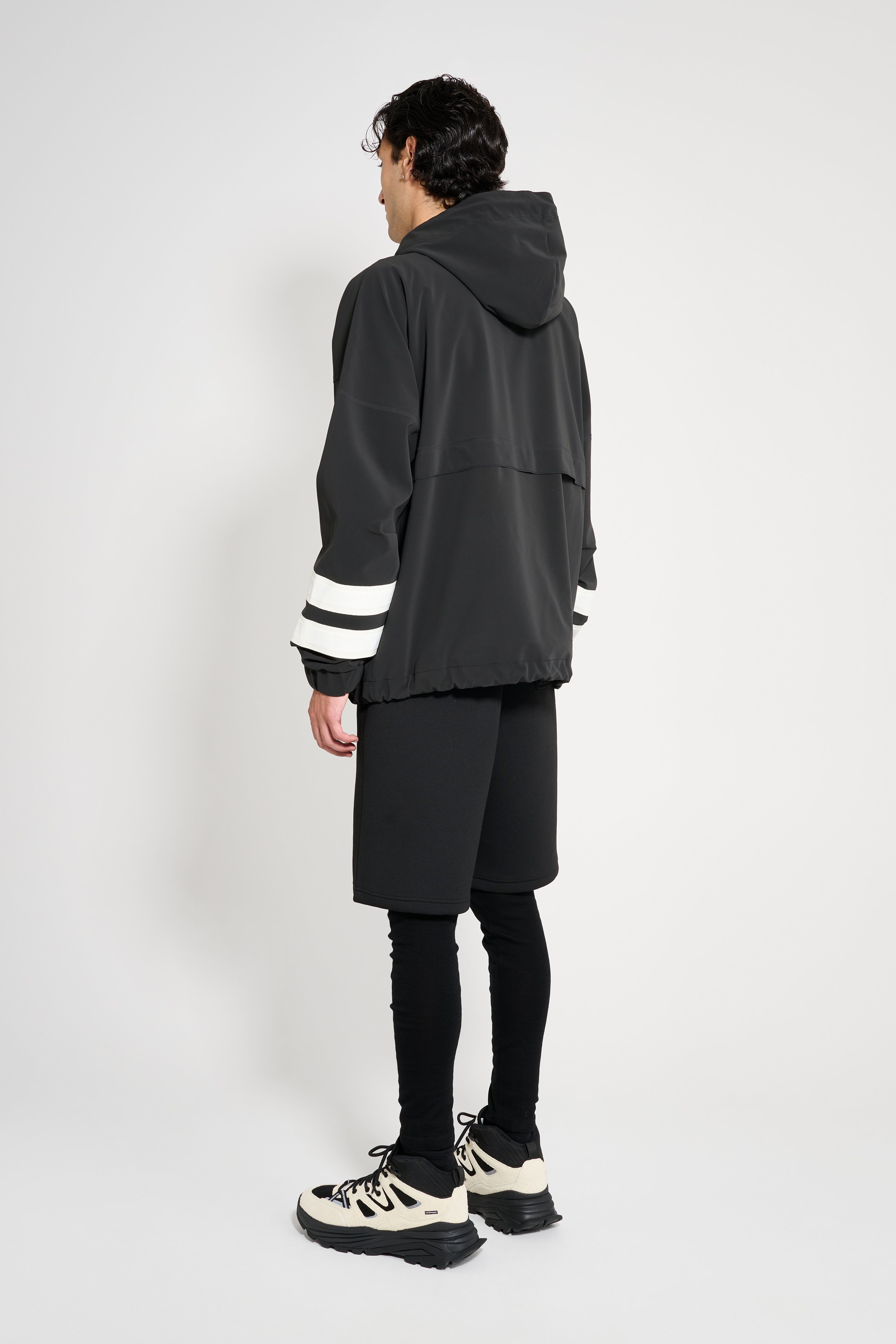 Forsa Stripe Anorak Black - 3