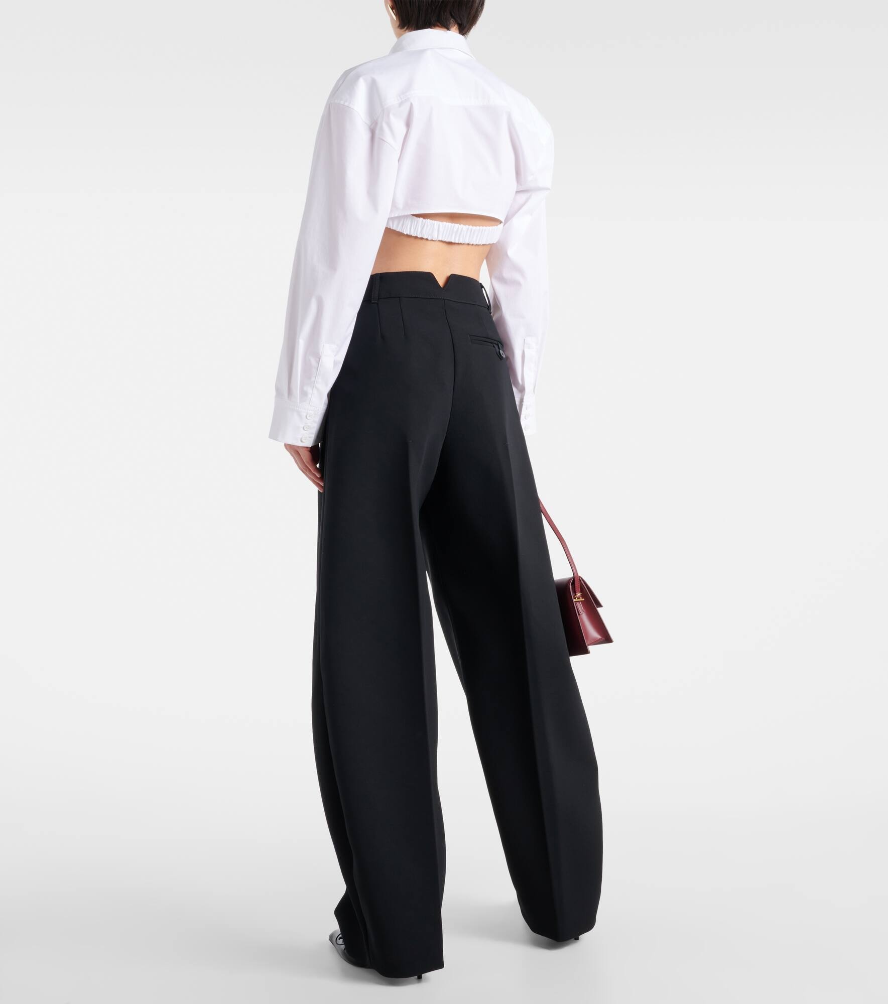 Le Pantalon Ovalo wide-leg pants - 3