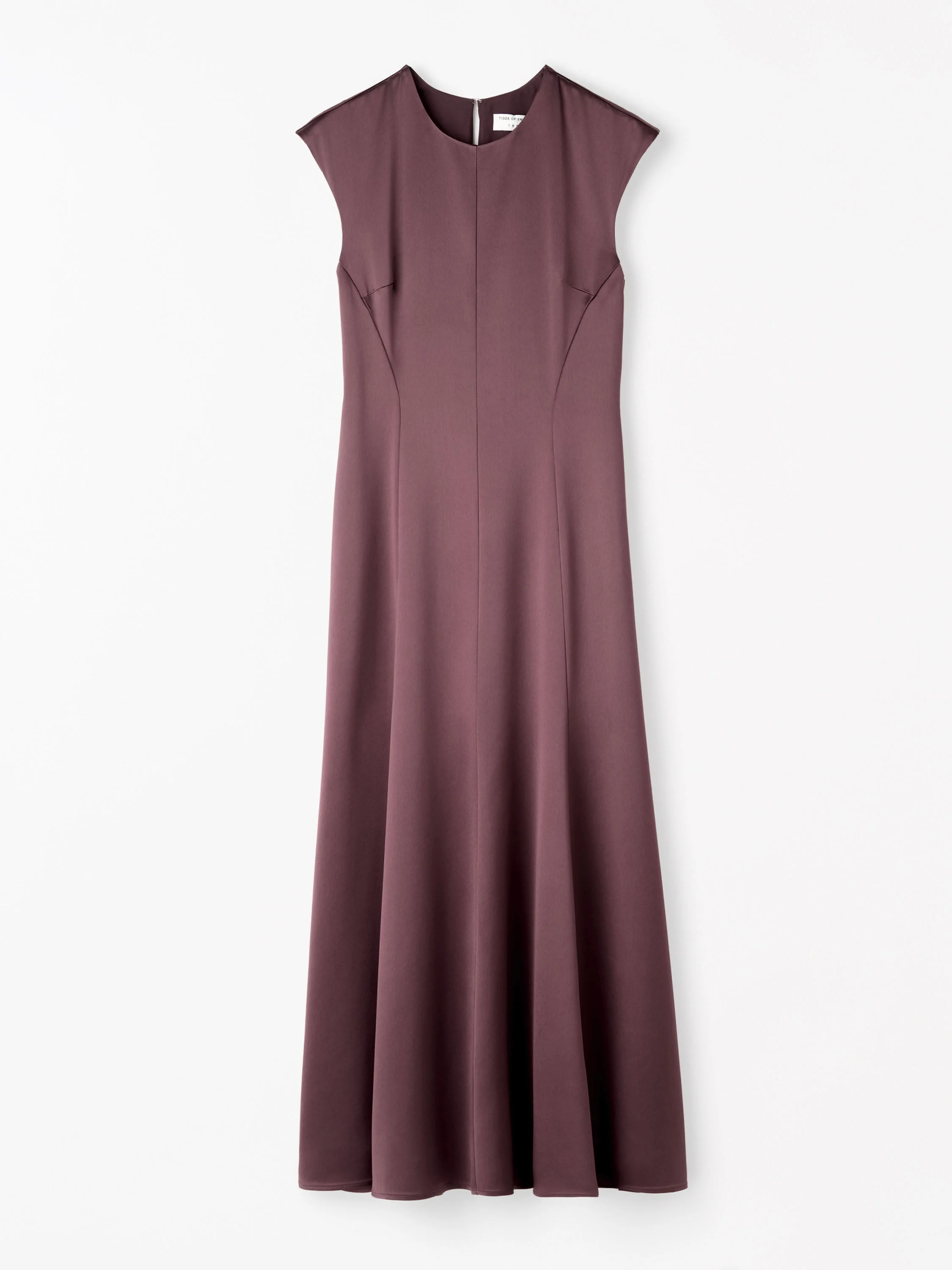 Astrid Flared Satin Dress - 1