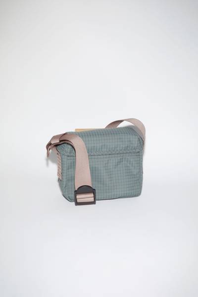 Acne Studios Mini messenger bag - Dark grey/old pink outlook