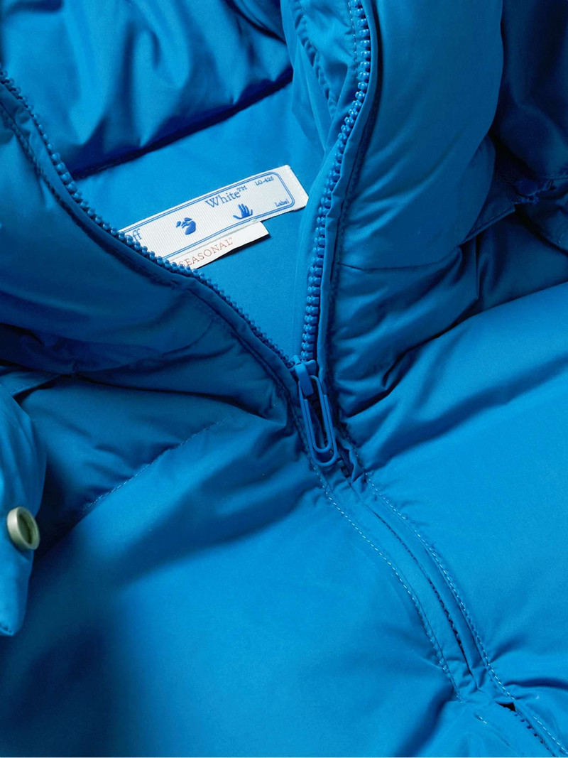 Bounce Printed Quilted Shell Down Coat 5