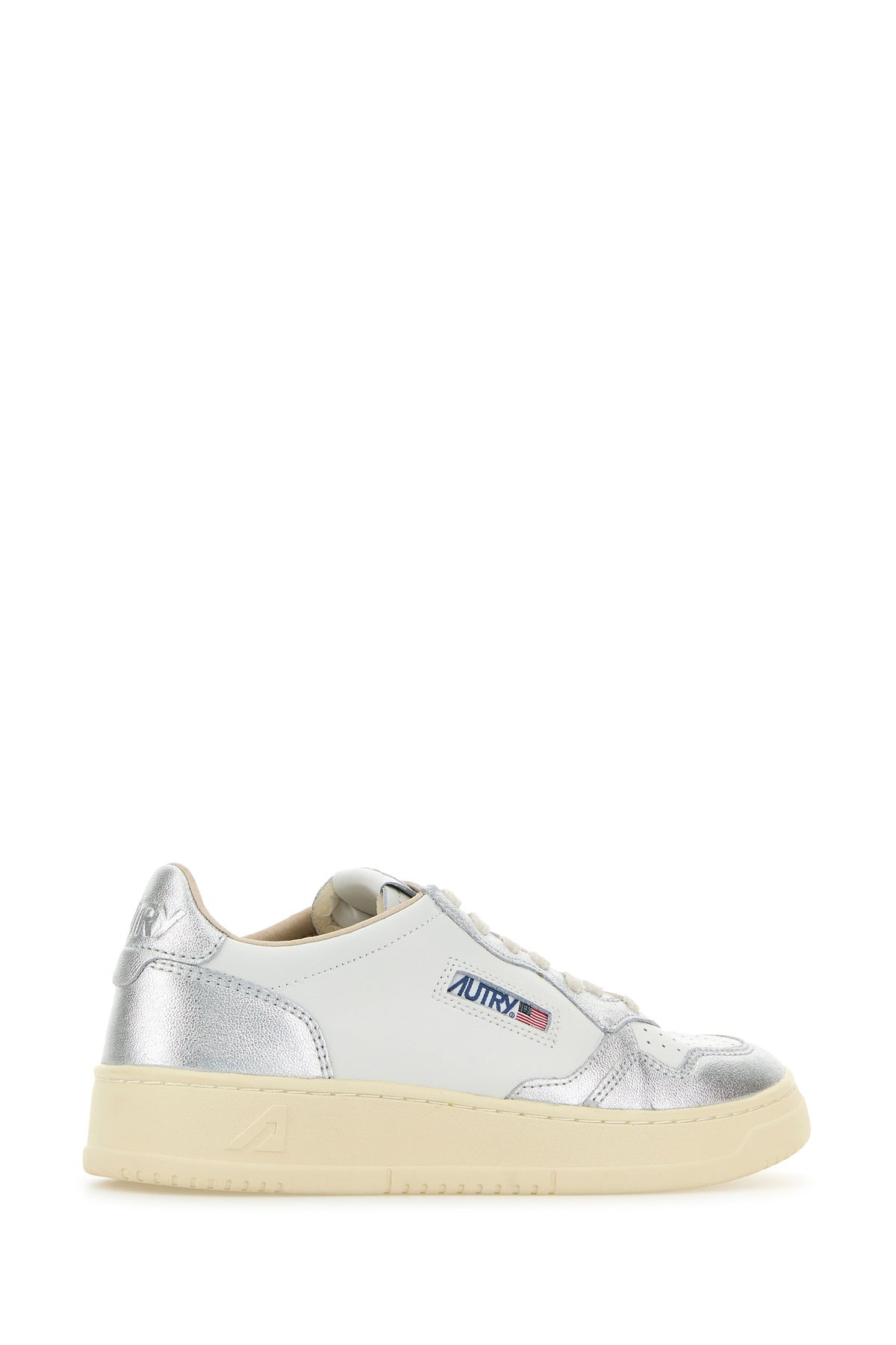Two-tone leather Medalist sneakers - 3