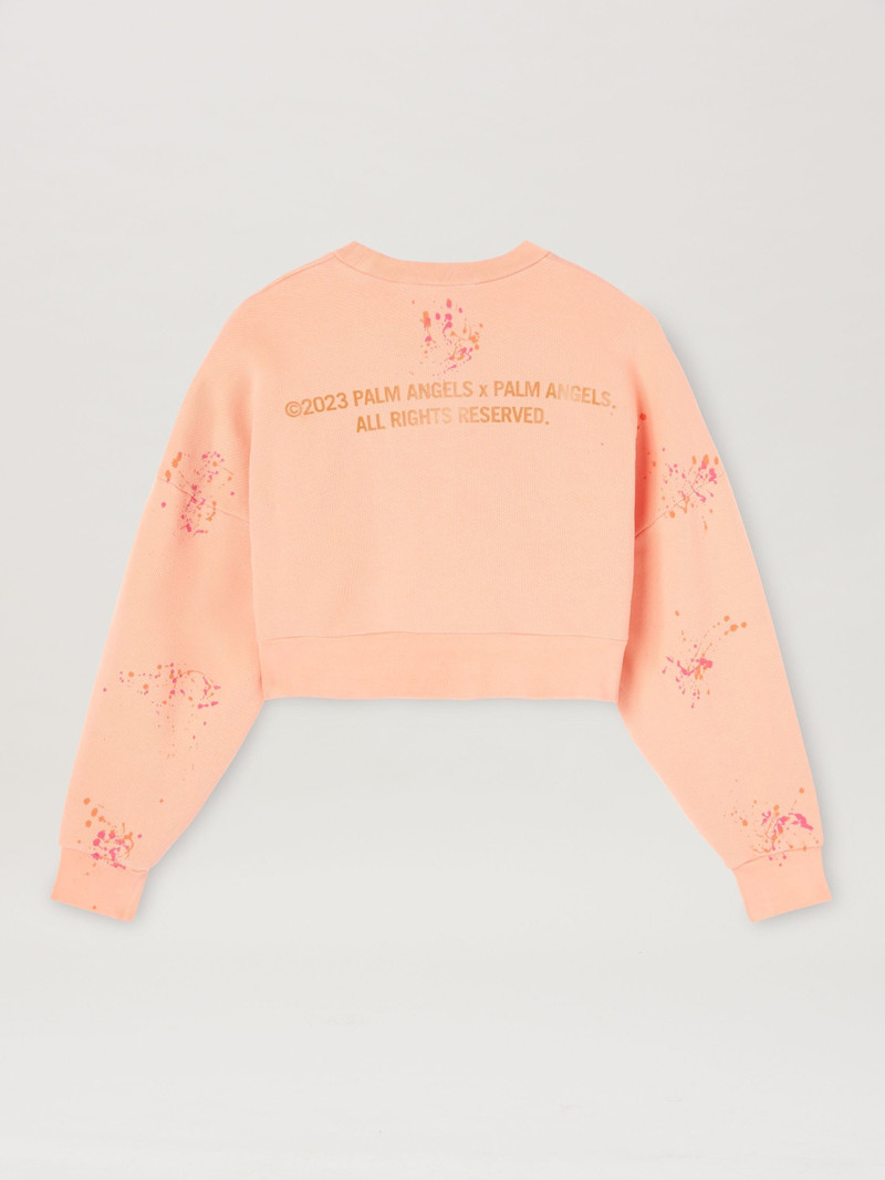 Palm Angels PxP Painted Cropped Crewneck outlook