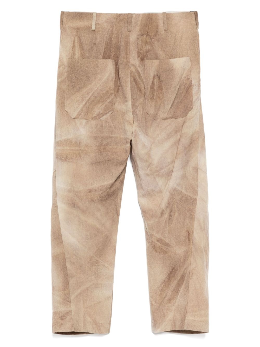 tie-dye pattern pants - 2