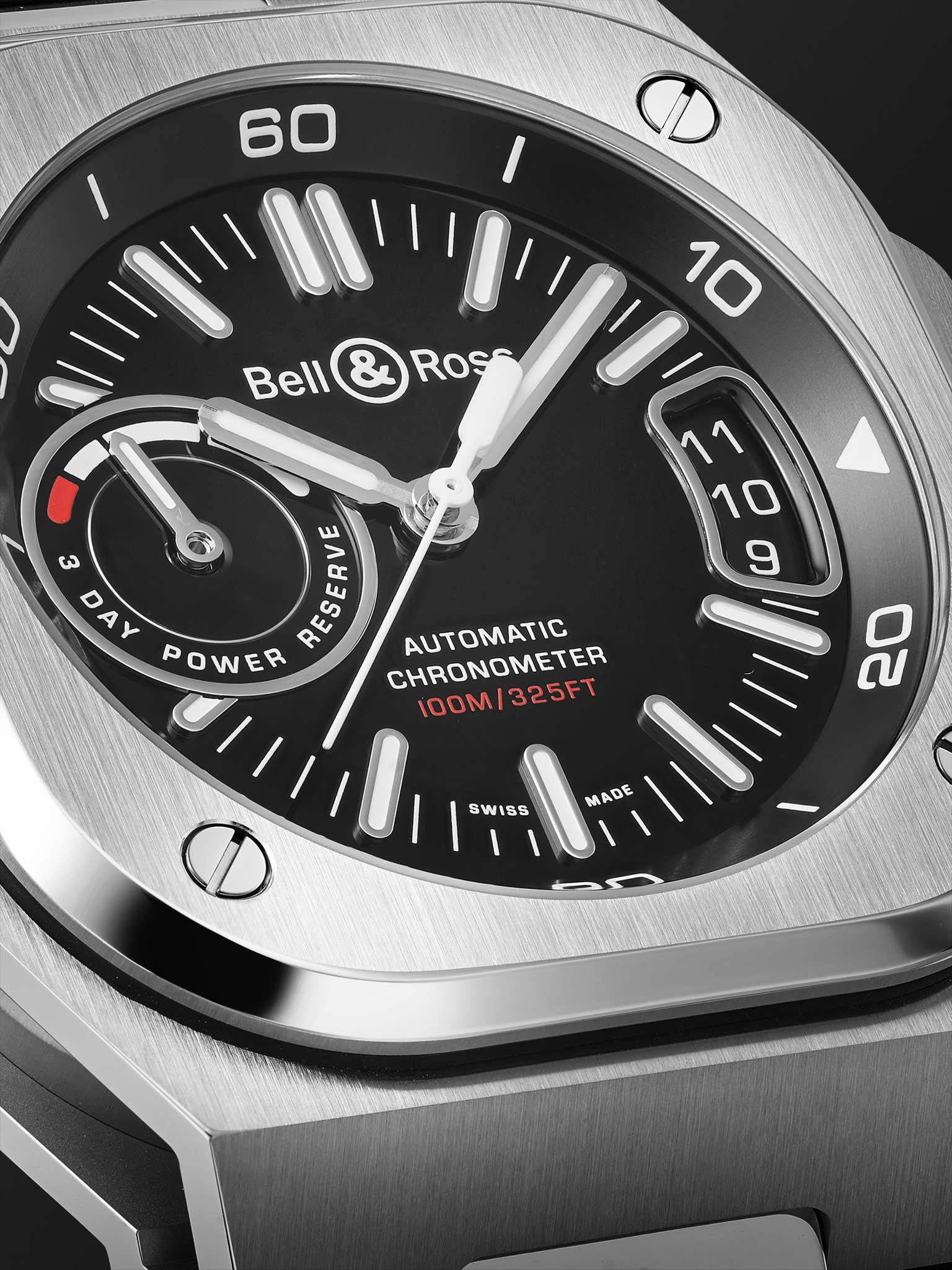 BR-X5 Automatic Chronometer 41mm Steel Watch, Ref. No. BRX5R-BL-ST/SST - 6