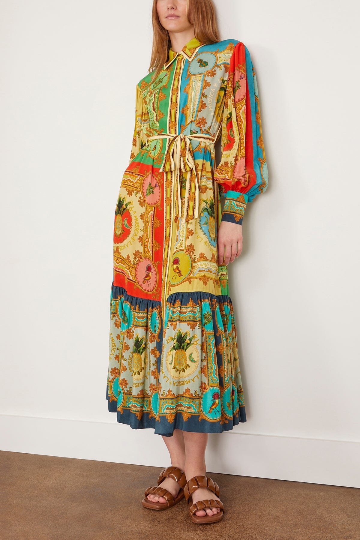 La Musica Shirtdress in Multi - 3