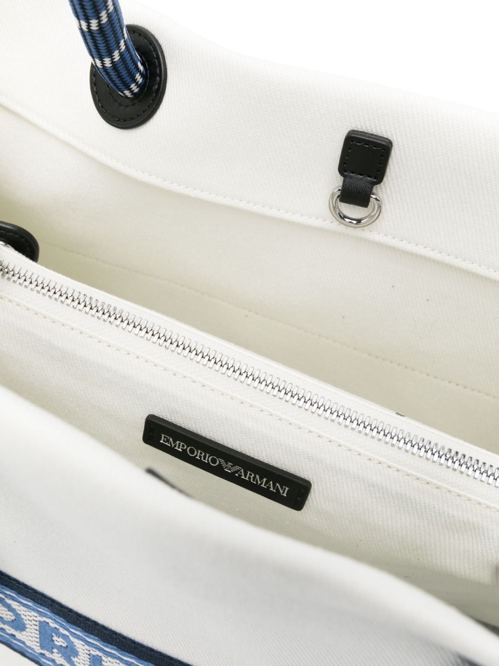 logo-embroidered tote bag - 5