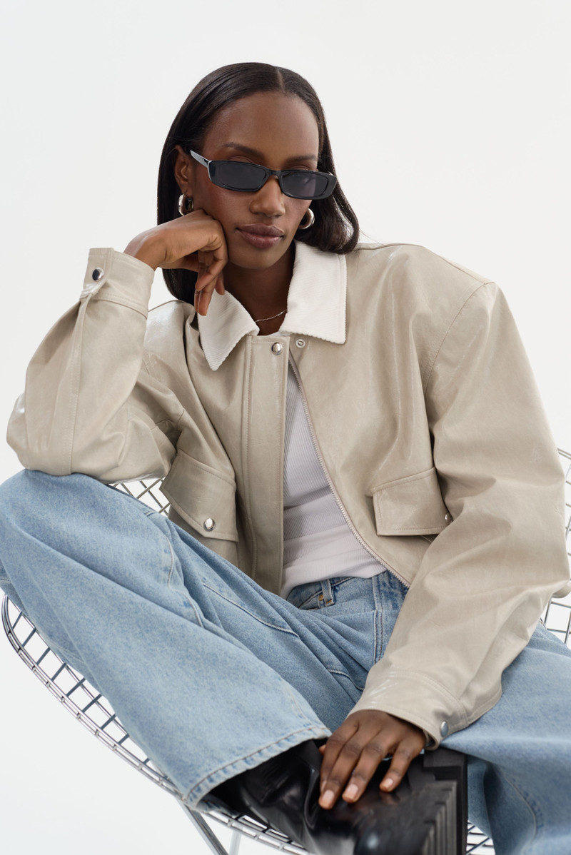 BRAYLIN | Faux Leather Jacket 5