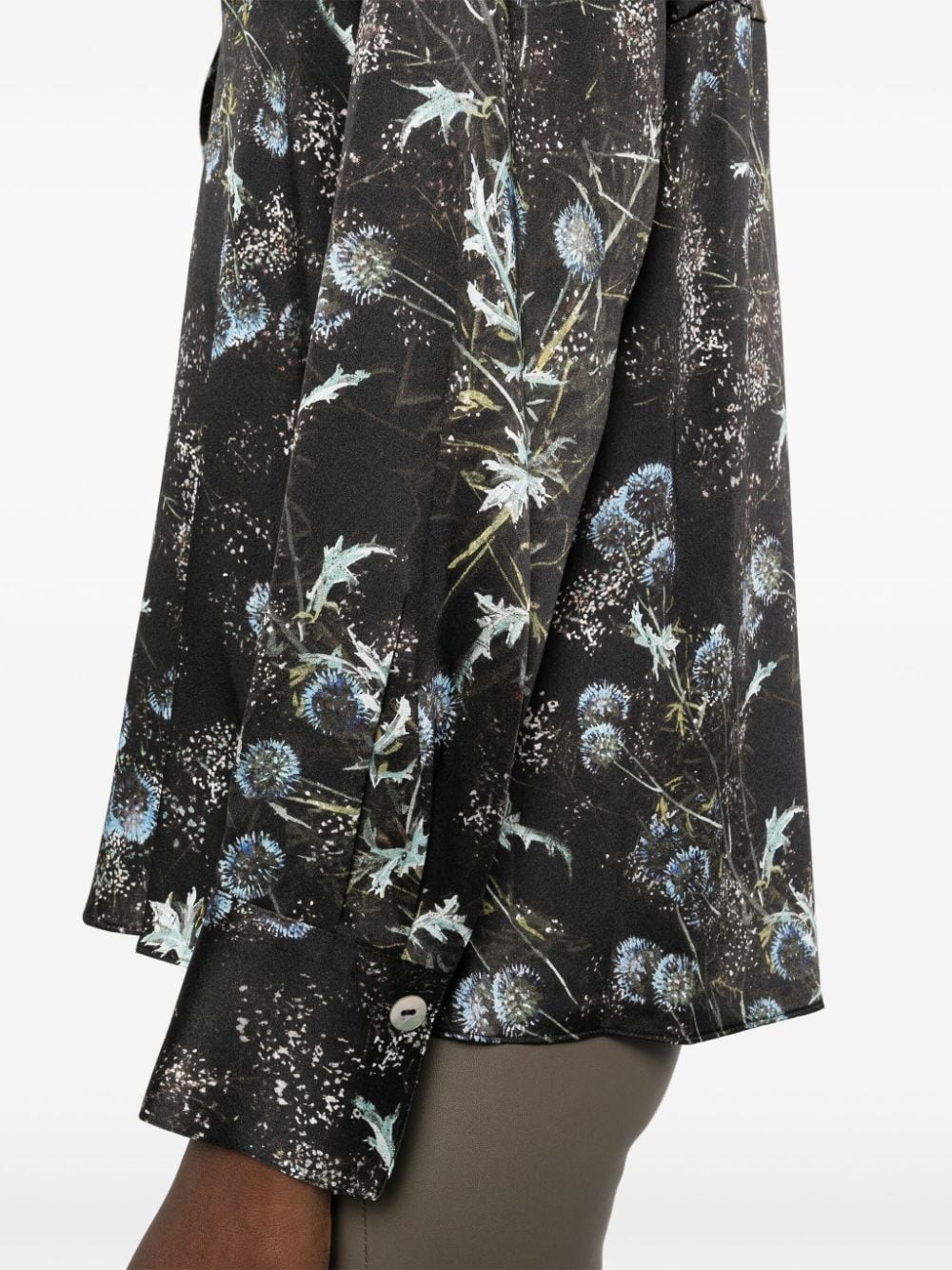 thistle silk blouse - 5