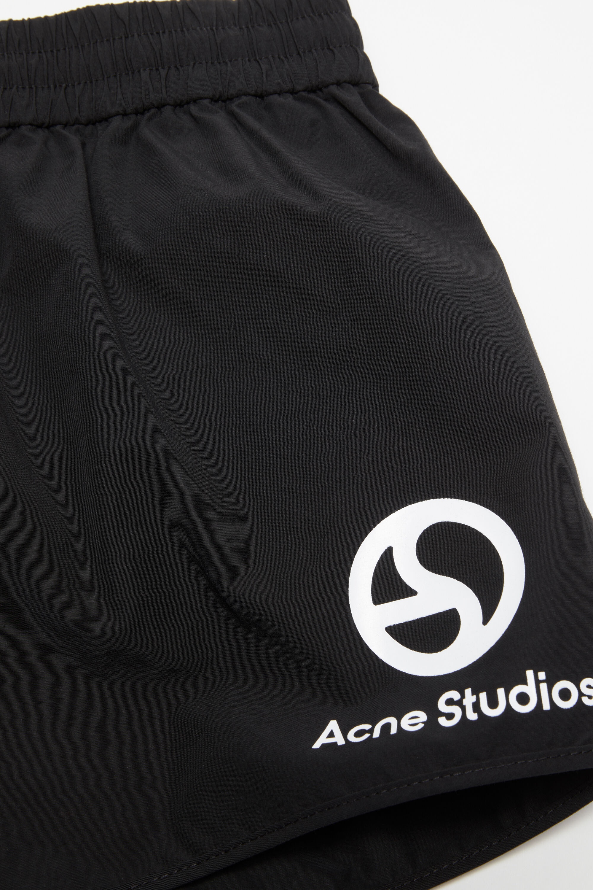 Cotton blend shorts - Black - 3