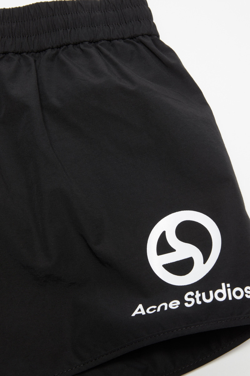 Cotton blend shorts - Black 3