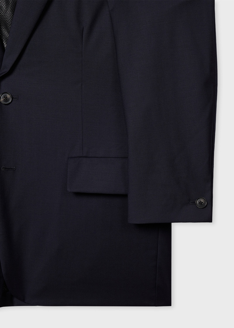 Navy 'Storm System' Technical Wool Blazer 3