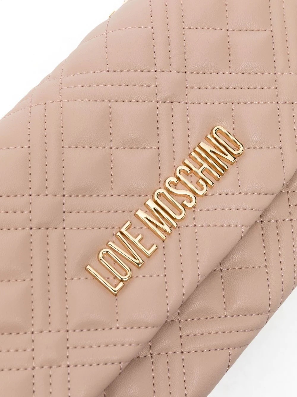 logo-plaque quilted crossbody bag - 4