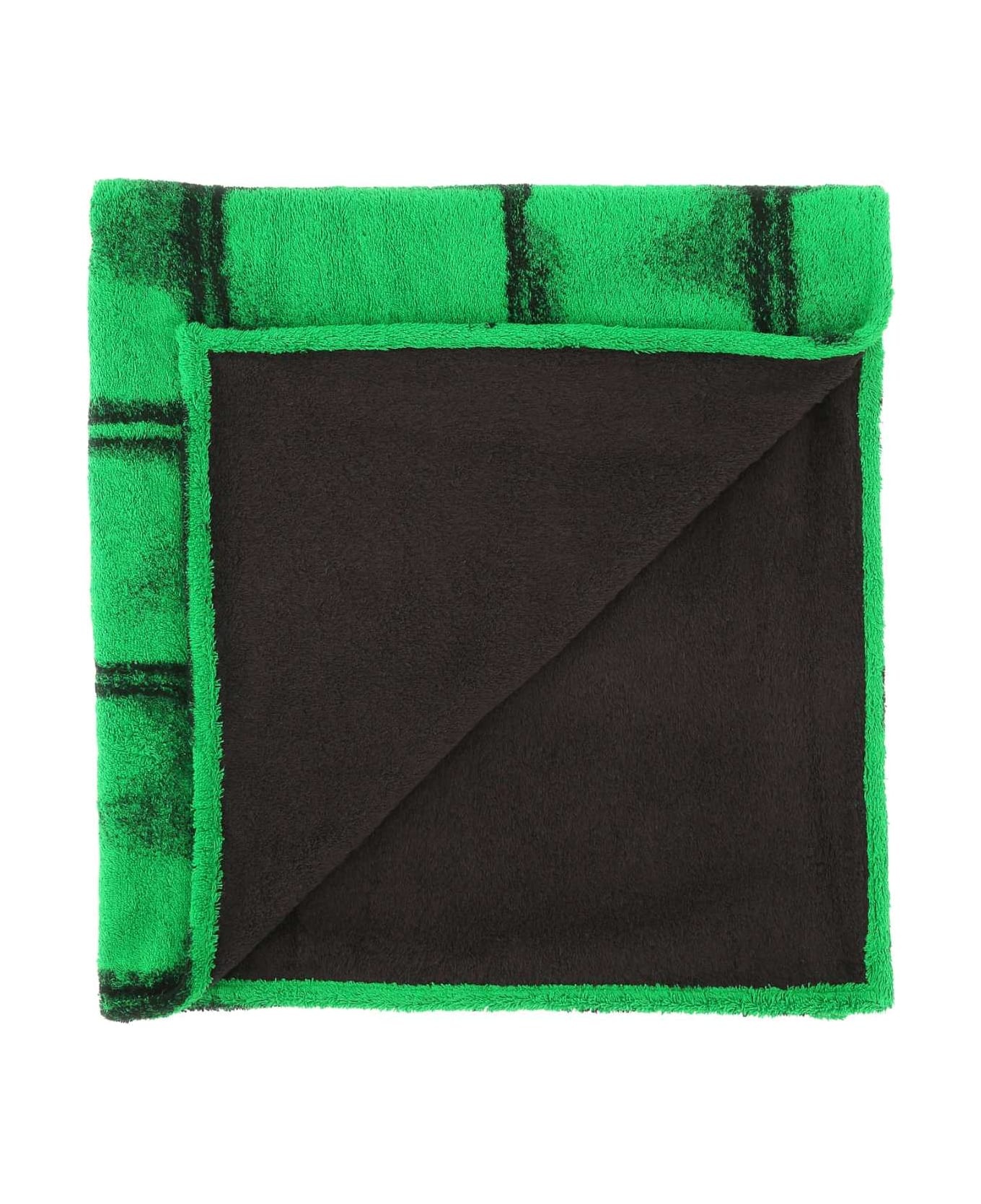Embroidered Terry Beach Towel - 2