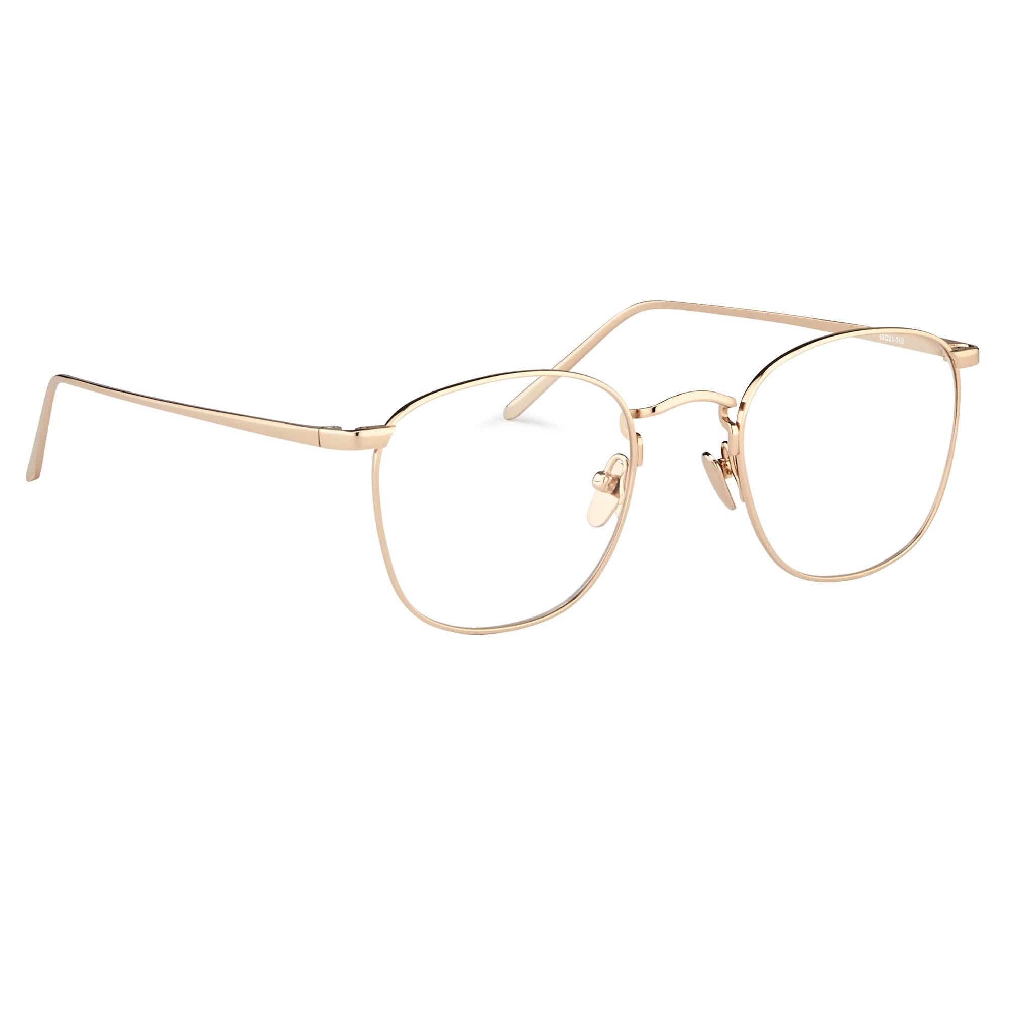 THE SIMON | SQUARE OPTICAL FRAME IN ROSE GOLD (C8) - 2