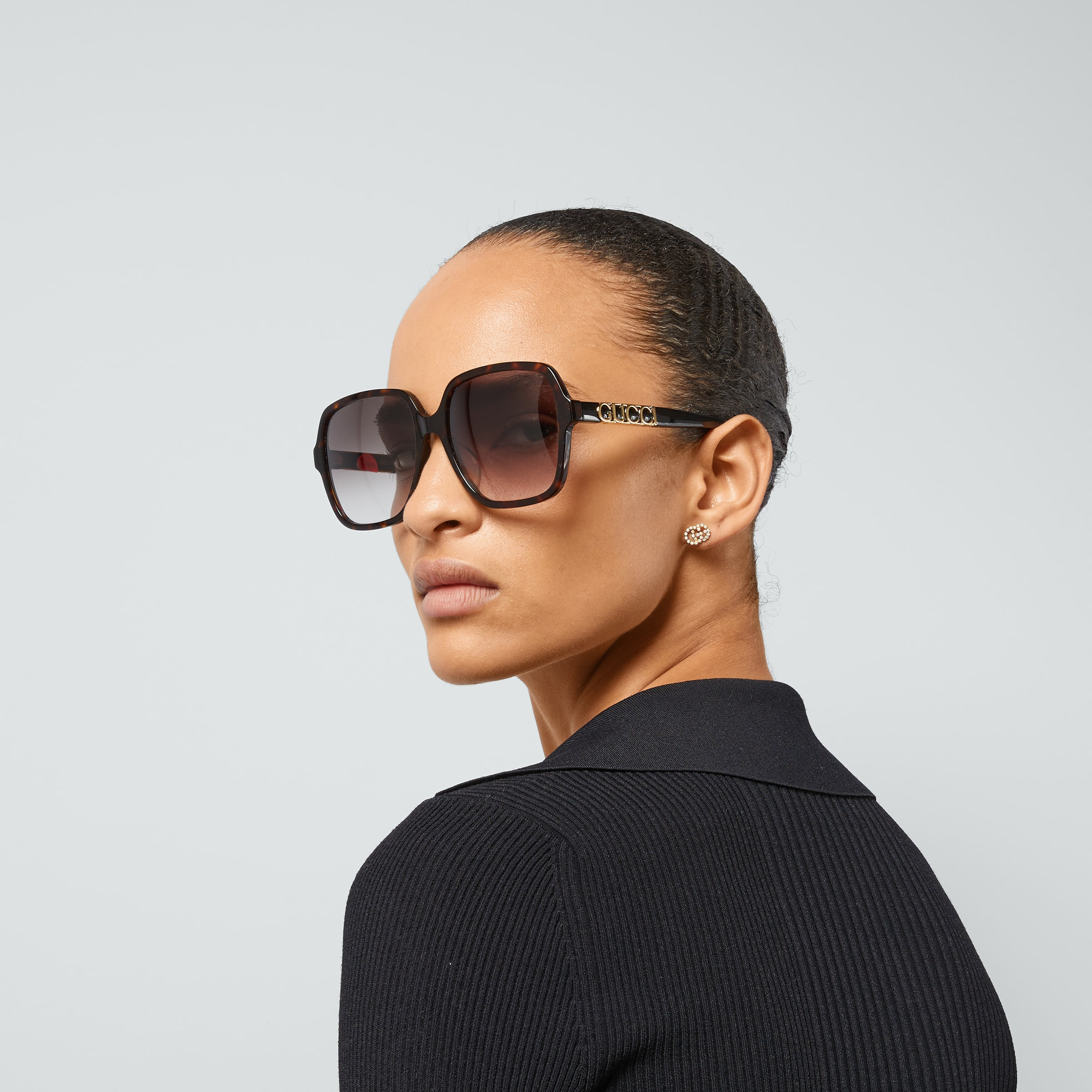Rectangular frame sunglasses - 3