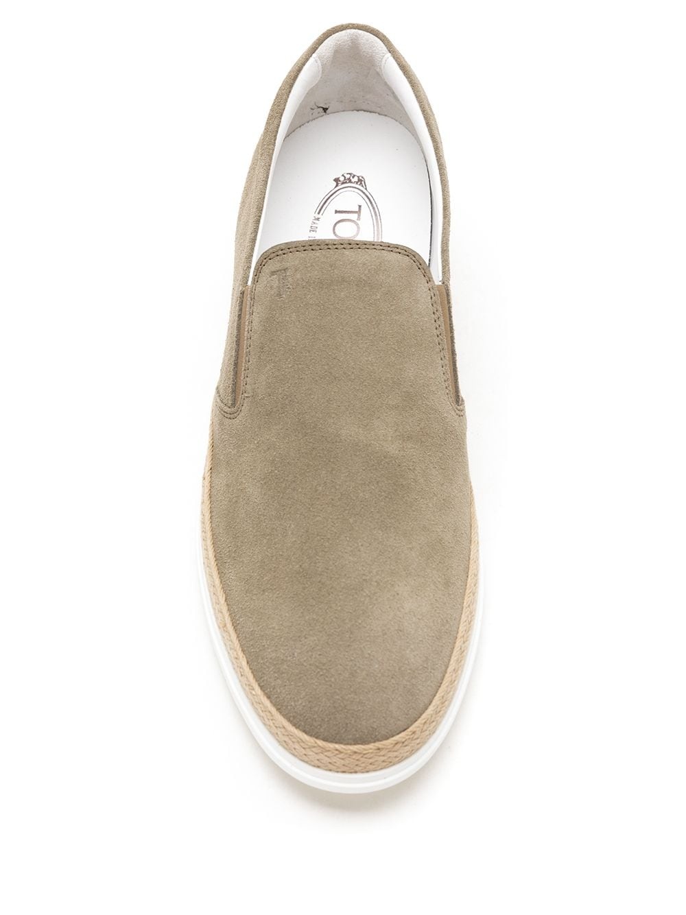 panelled slip-on sneakers - 4