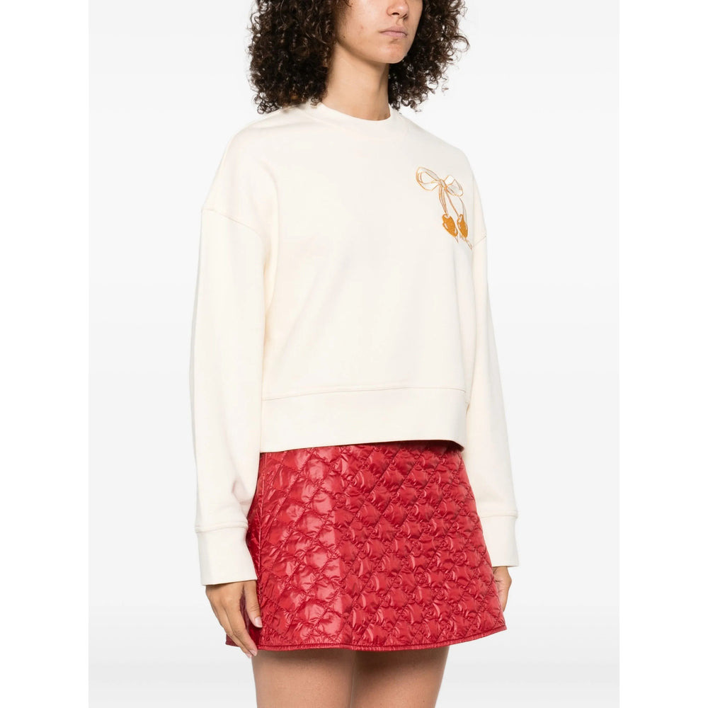 Moncler Neutrals Tops - Sweatshirts Women - 4