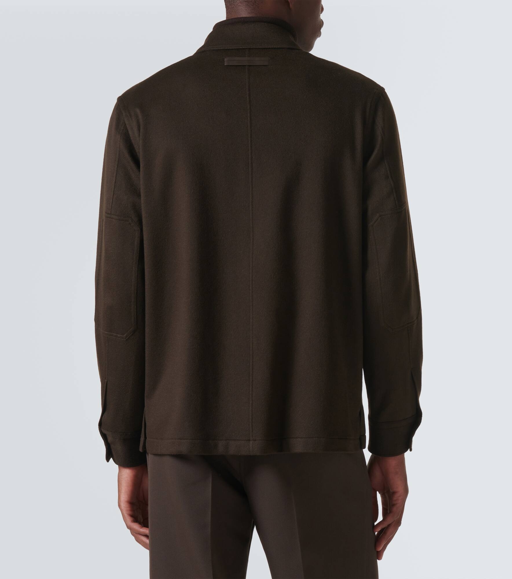 Alba cashmere overshirt - 4