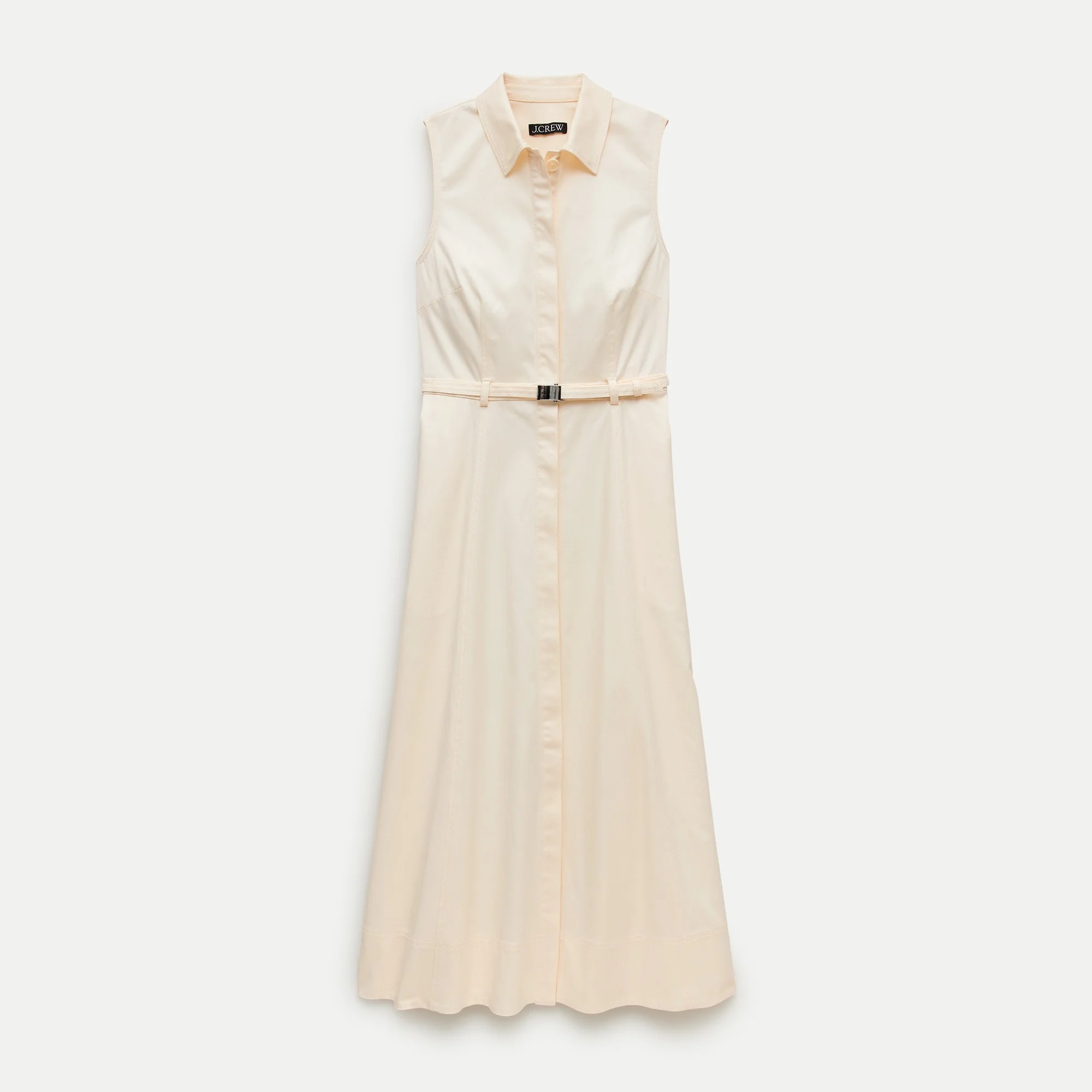 Belted shirt-dress - 1
