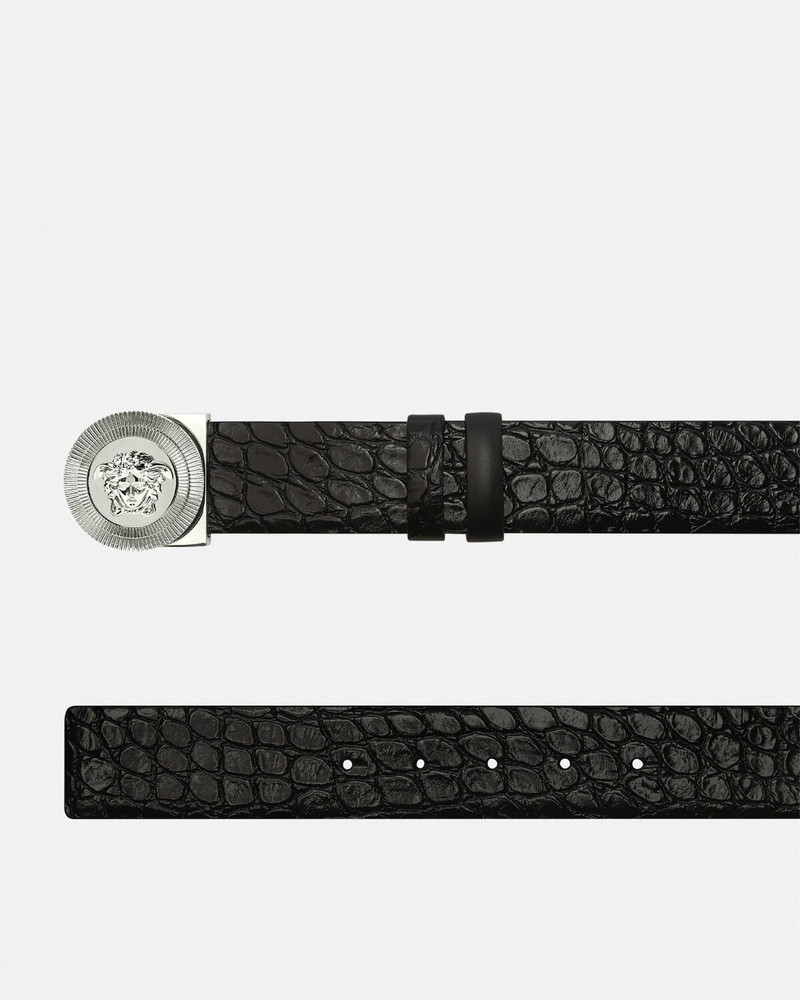 VERSACE Medusa Biggie Reversible Leather Belt 4 cm outlook