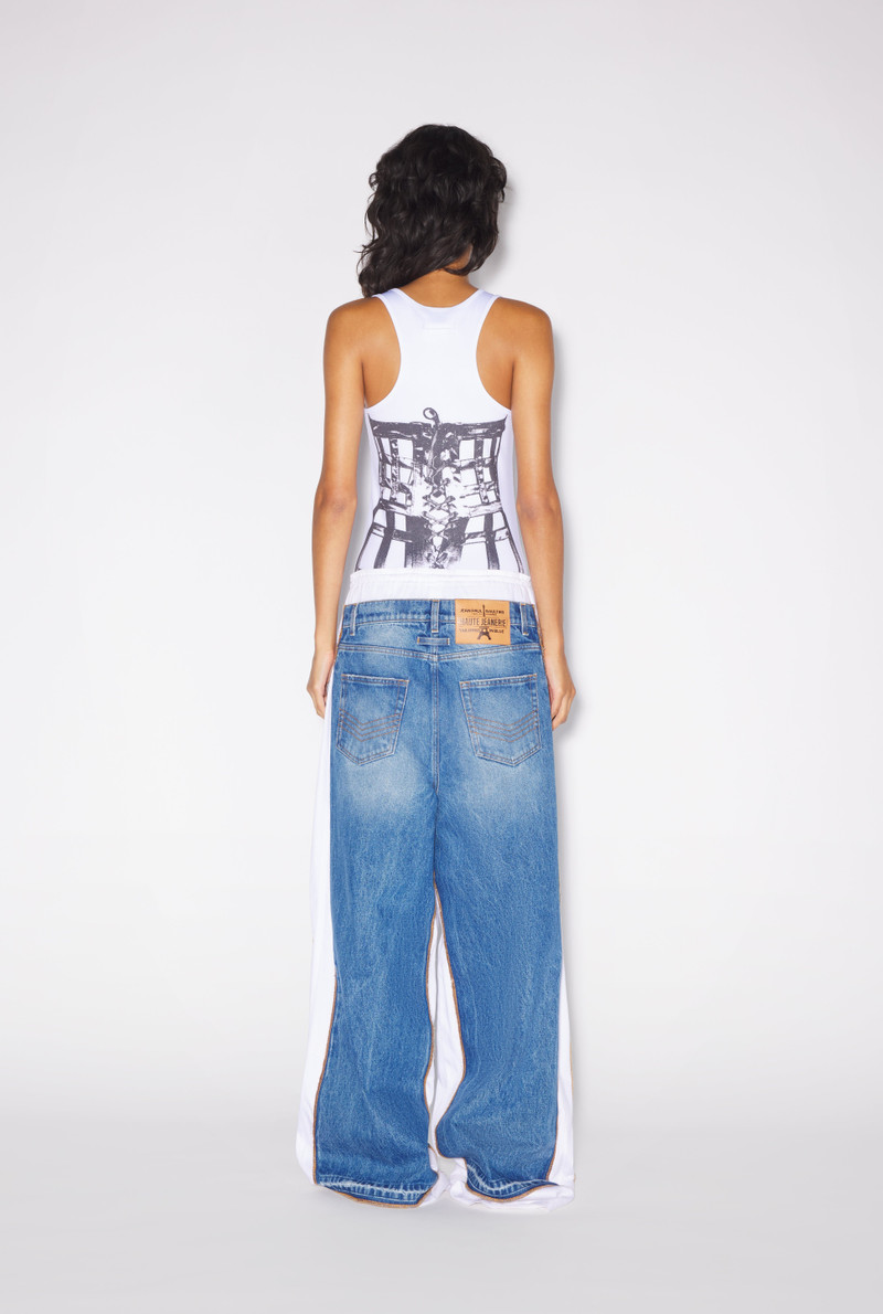 Jean Paul Gaultier THE TROMPE-L'ŒIL DENIM PANTS outlook