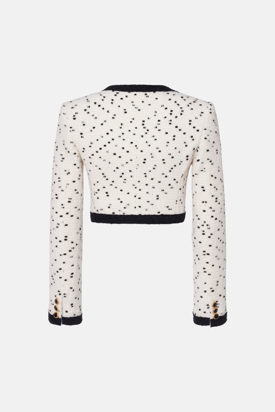 TWEED BOUCLE CROPPED JACKET - 2