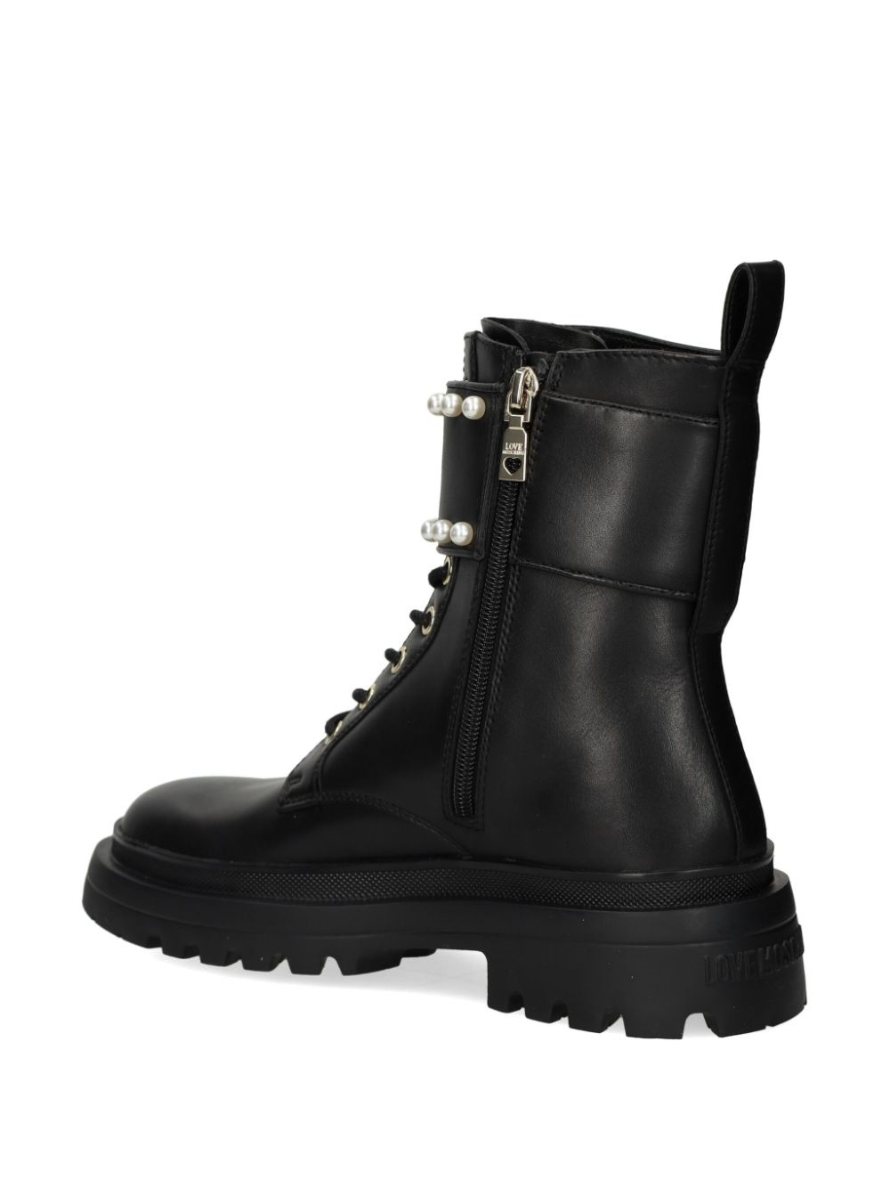 faux-pearl ankle boots - 3