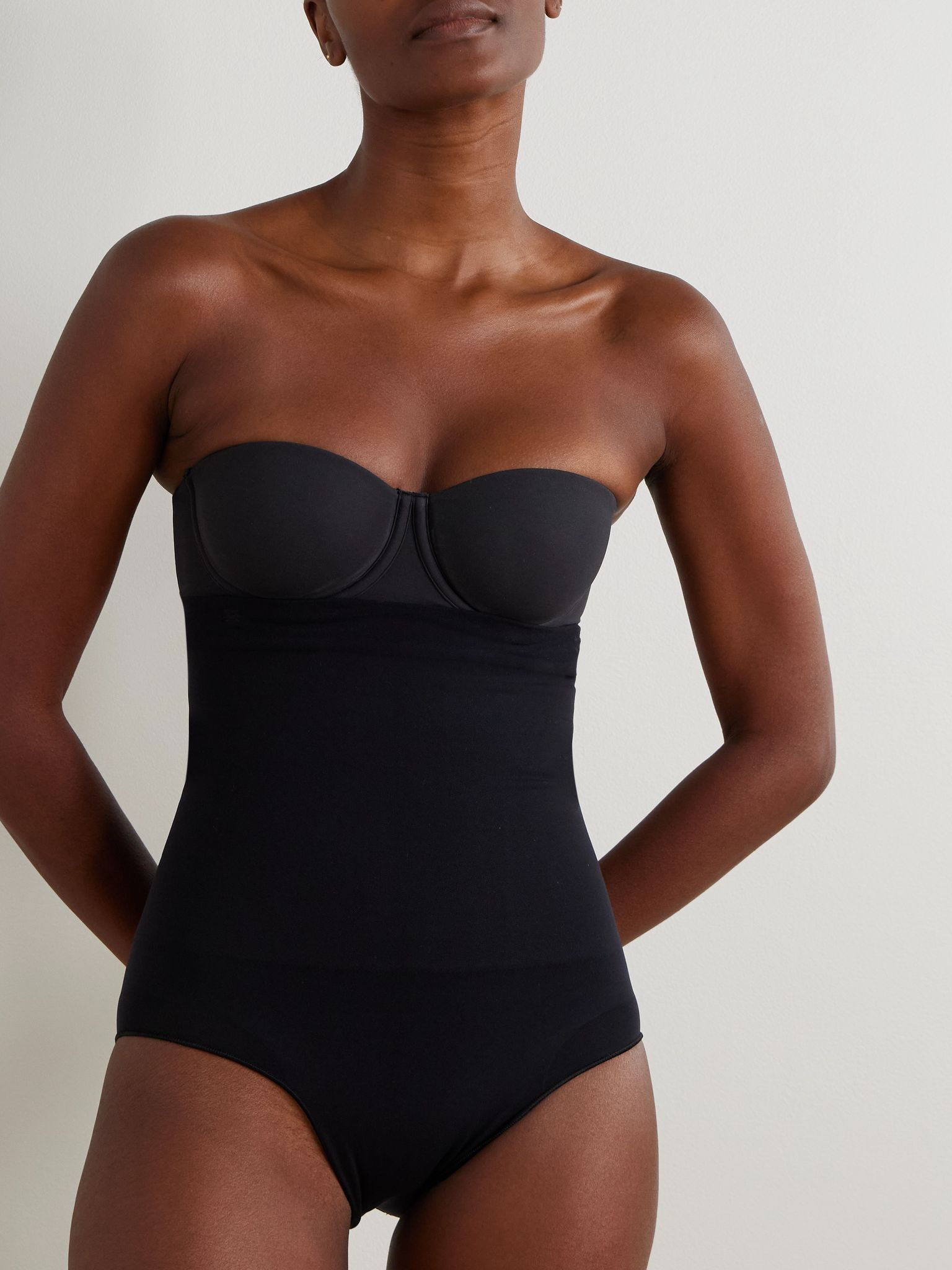 Core Control High Waist Briefs - Onyx Black - 2