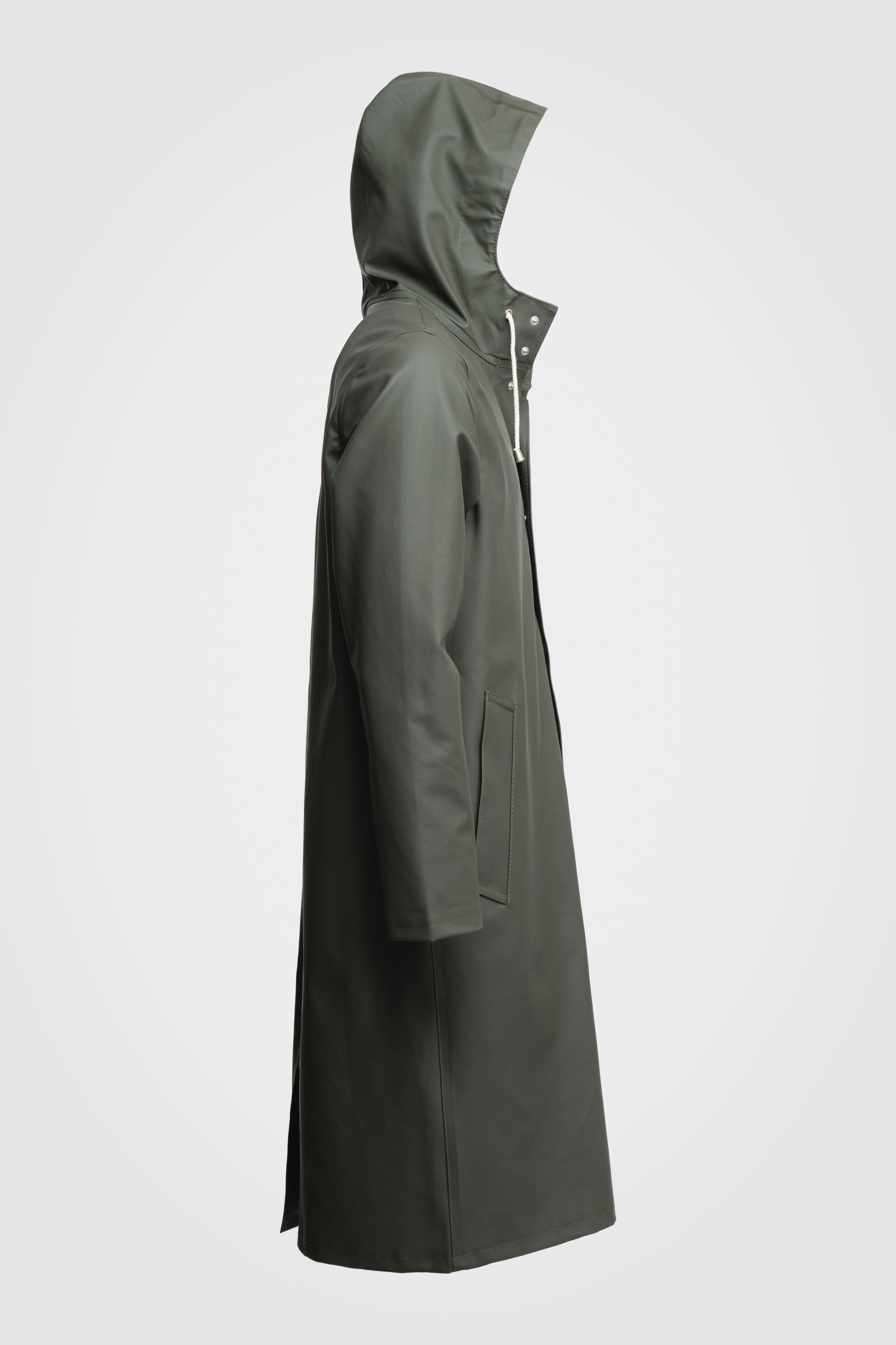 Stockholm Long Raincoat Green - 8