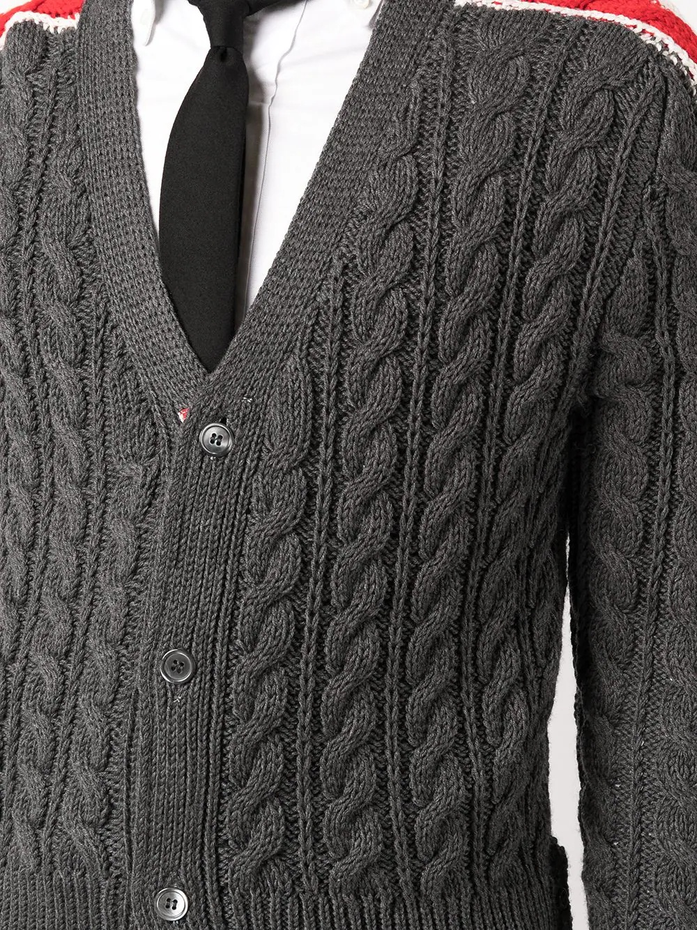 RWB cable-knit cardigan - 5