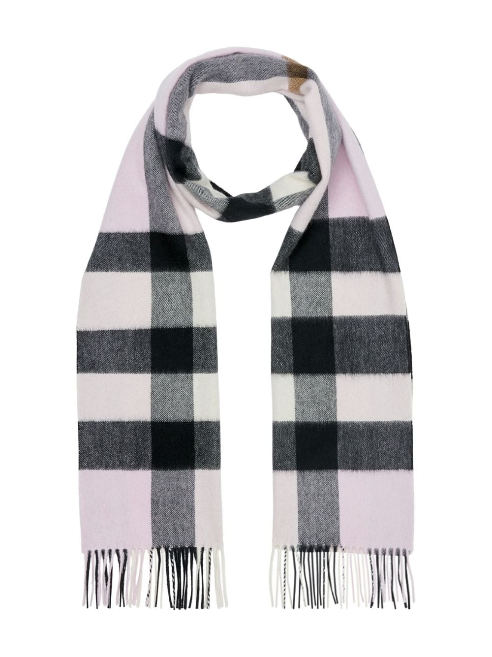 check cashmere scarf - 3