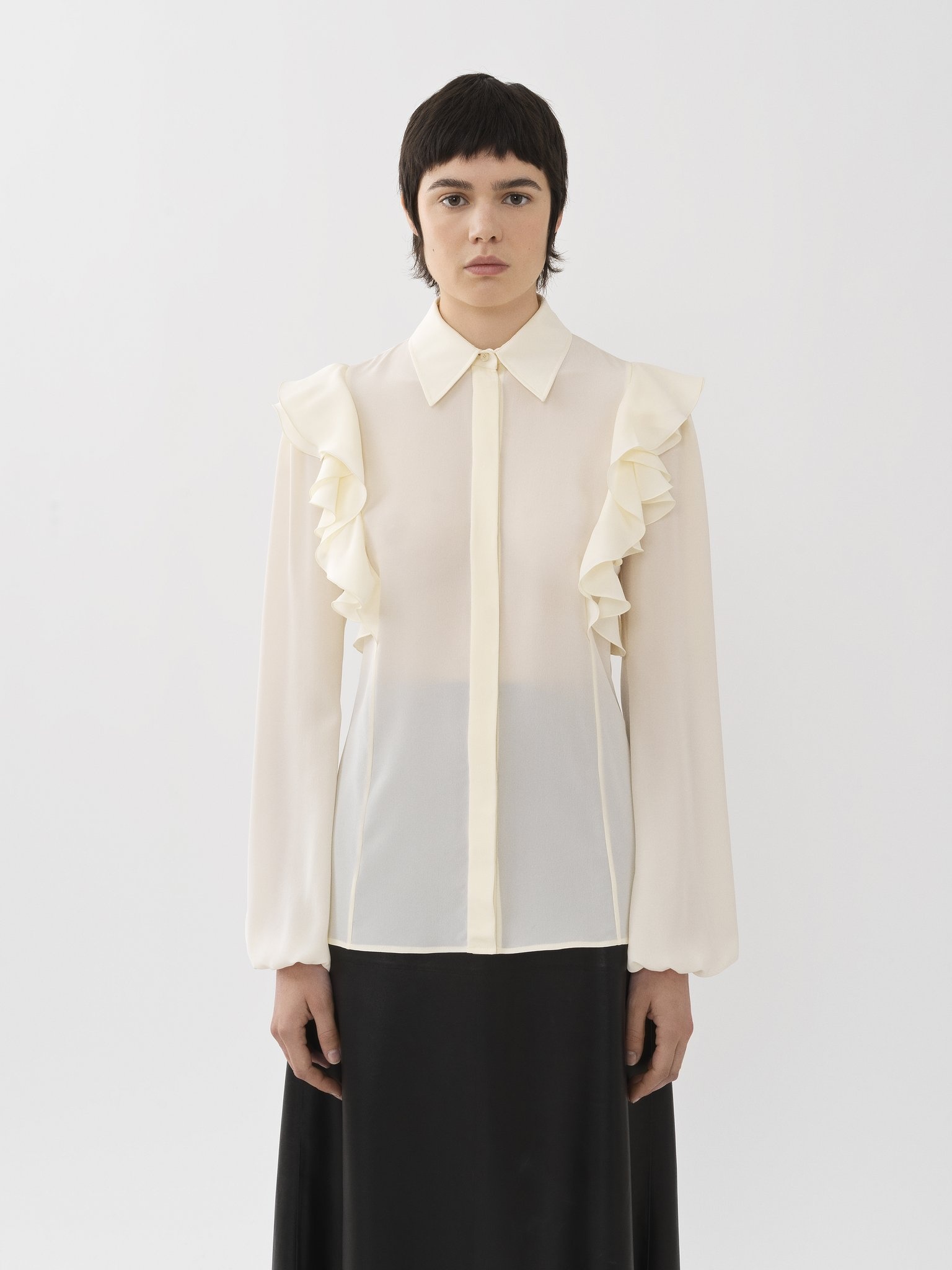RUFFLED BLOUSE - 2
