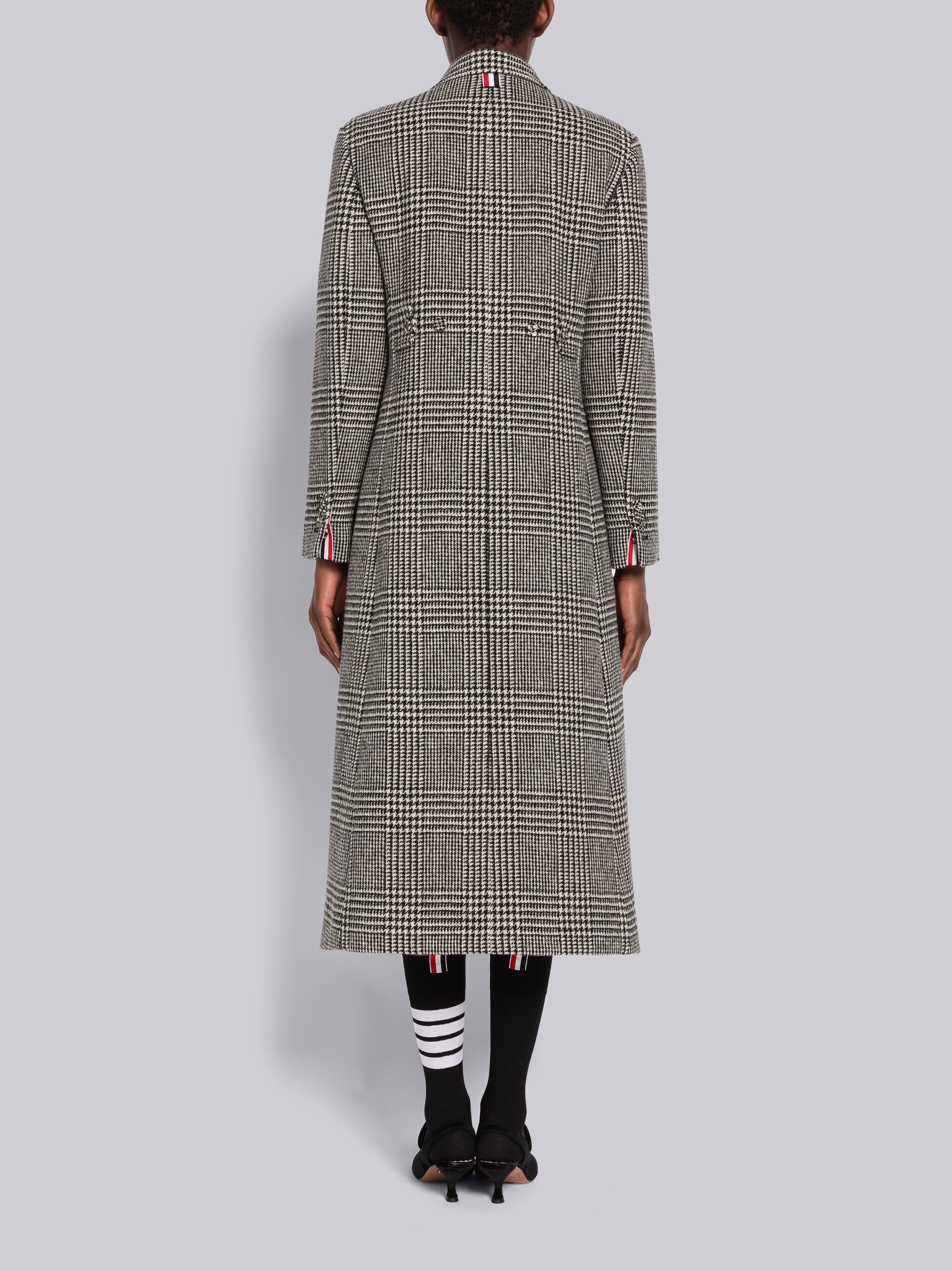 Prince Of Wales Back Tab Overcoat - 3